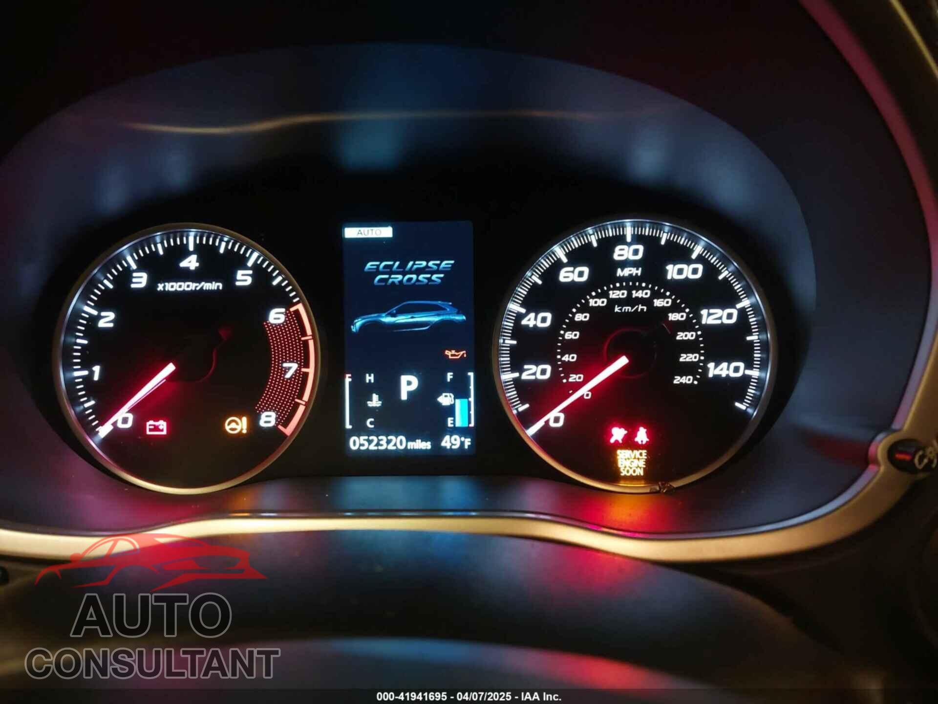 MITSUBISHI ECLIPSE CROSS 2018 - JA4AT4AA9JZ069268