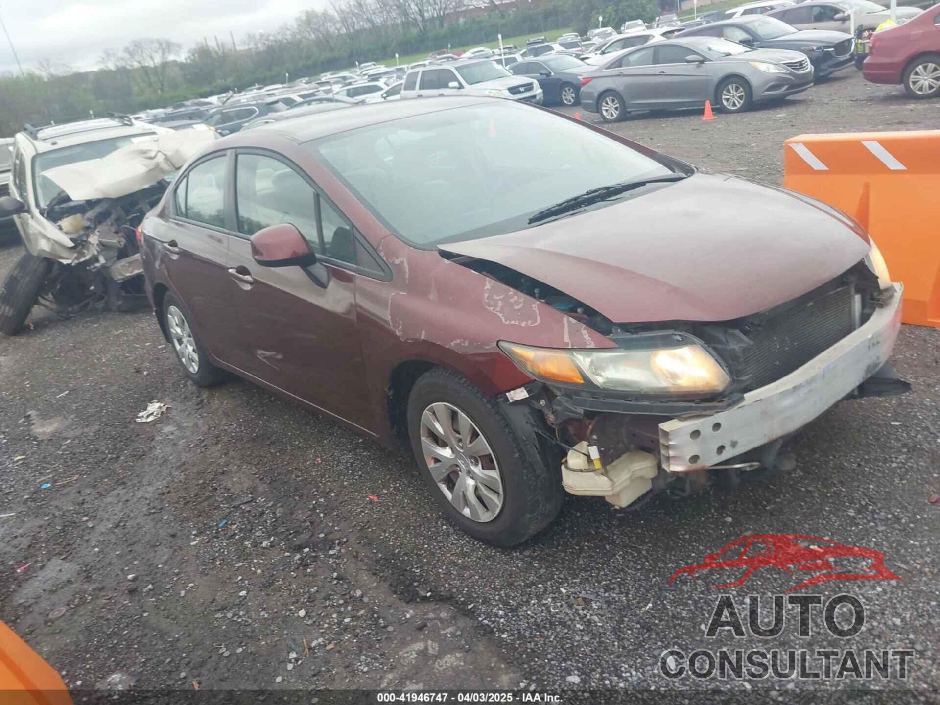 HONDA CIVIC 2012 - 19XFB2F54CE059468