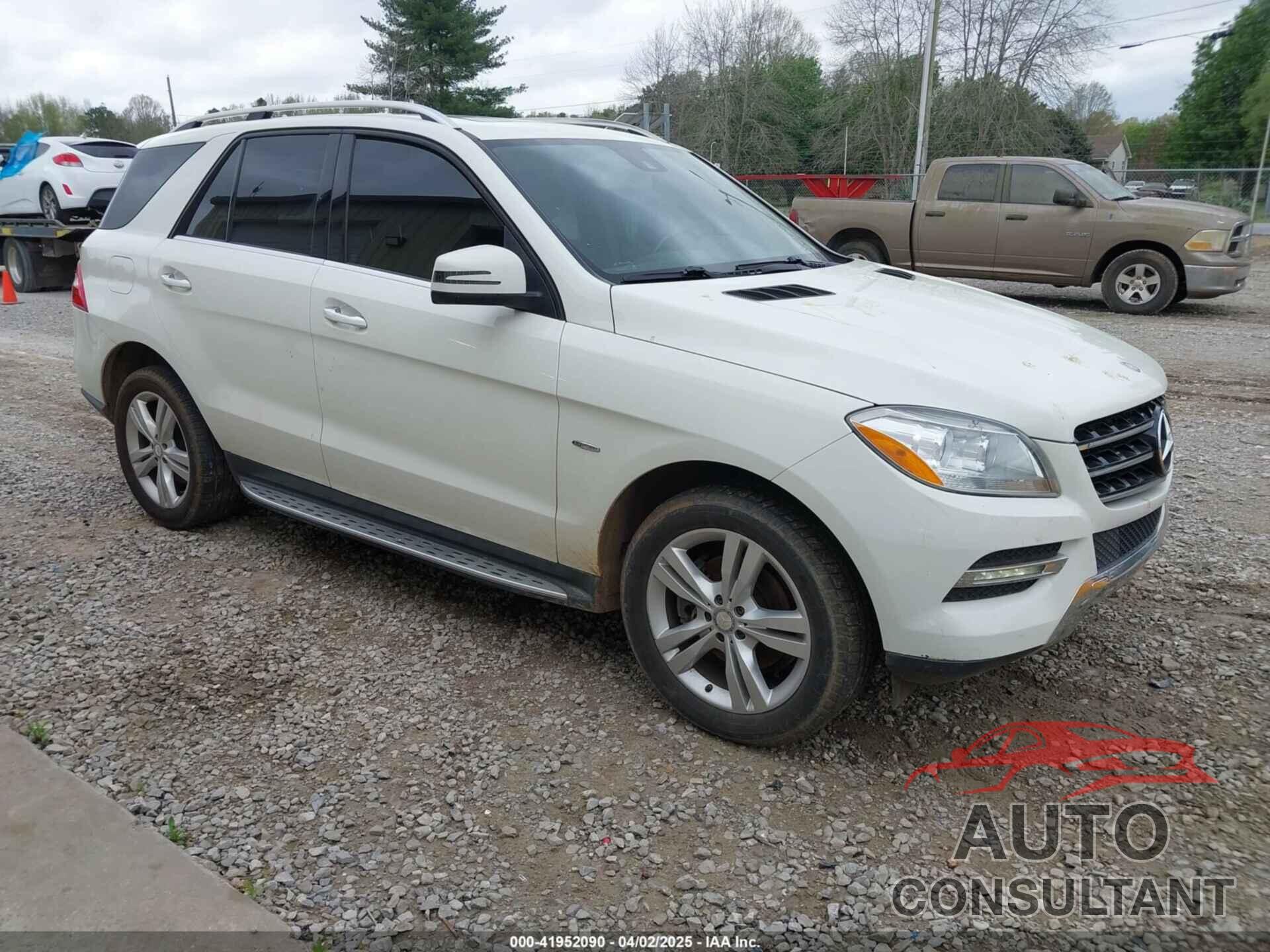 MERCEDES-BENZ ML 350 2012 - 4JGDA5HB2CA063595