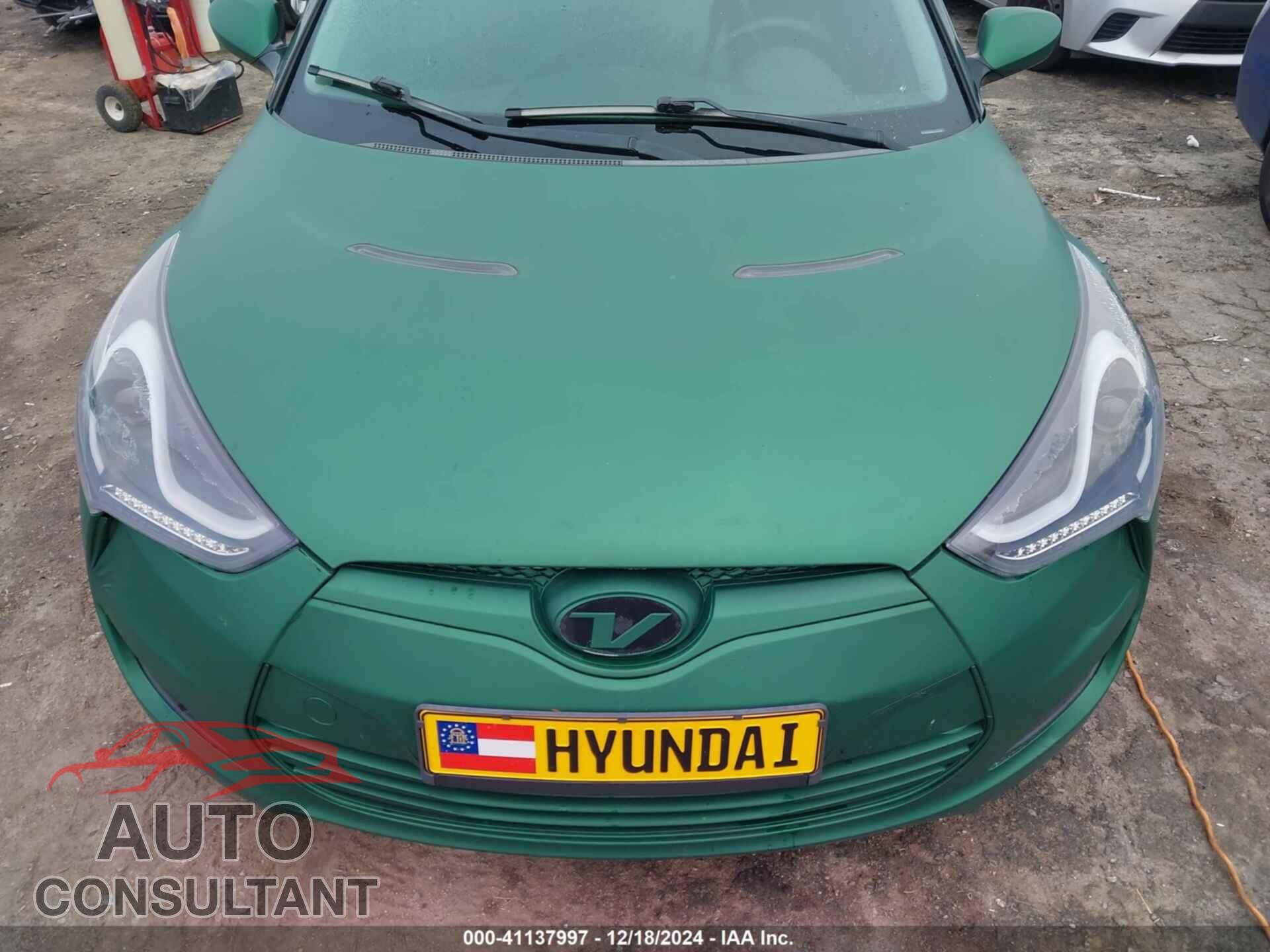 HYUNDAI VELOSTER 2012 - KMHTC6AD9CU052888