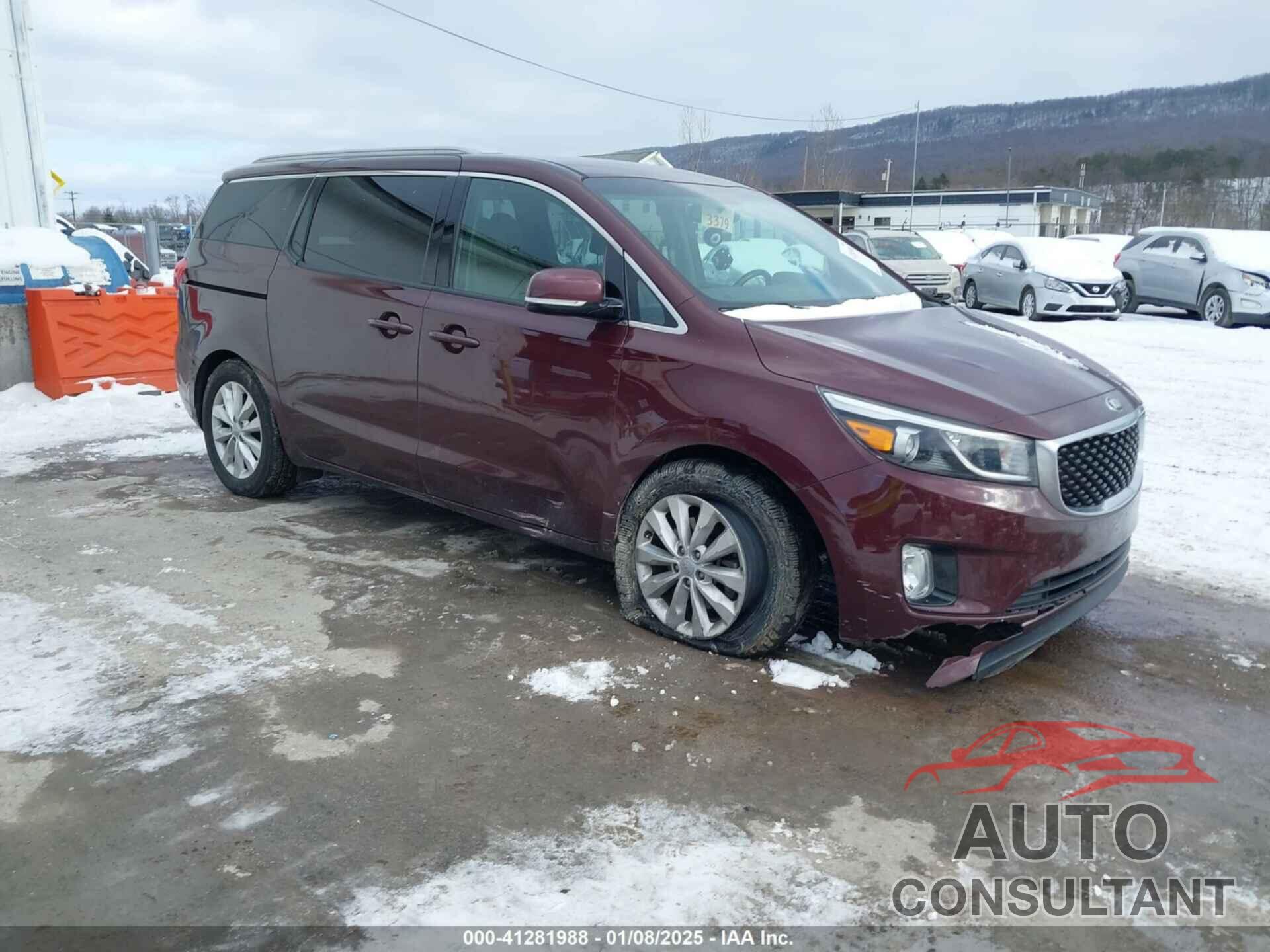 KIA SEDONA 2017 - KNDMC5C15H6291162