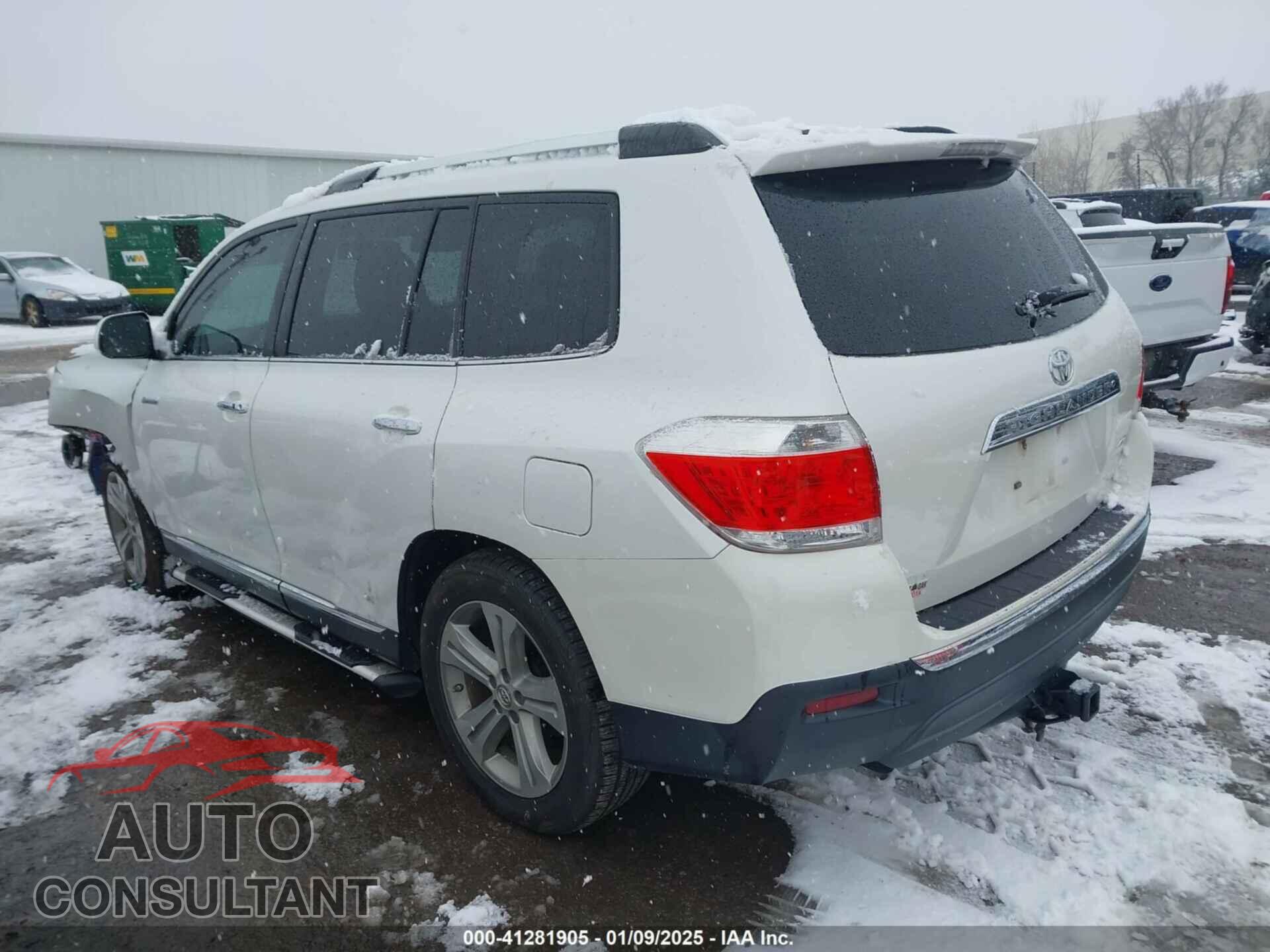 TOYOTA HIGHLANDER 2013 - 5TDDK3EH3DS213183