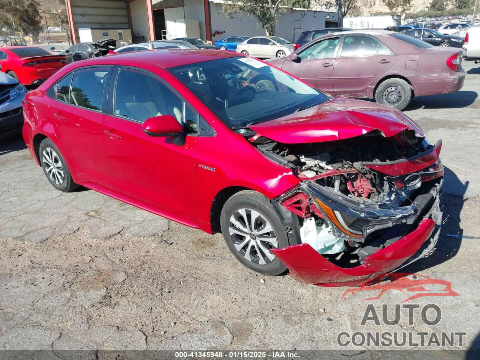 TOYOTA COROLLA 2021 - JTDEAMDE9MJ002605