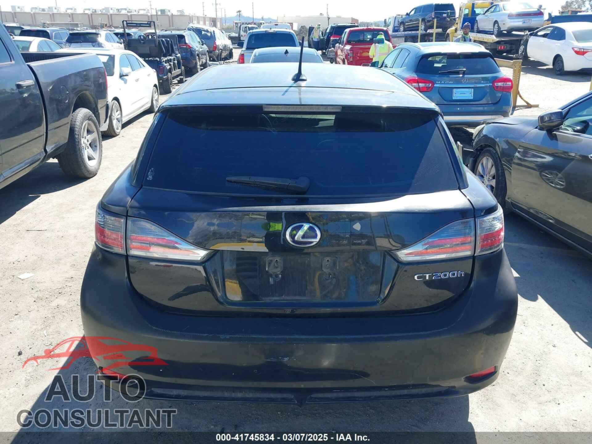 LEXUS CT 200H 2013 - JTHKD5BH2D2163111