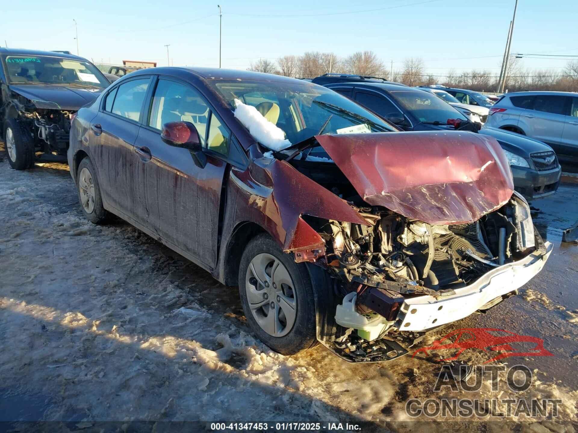 HONDA CIVIC 2013 - 19XFB2F59DE093133