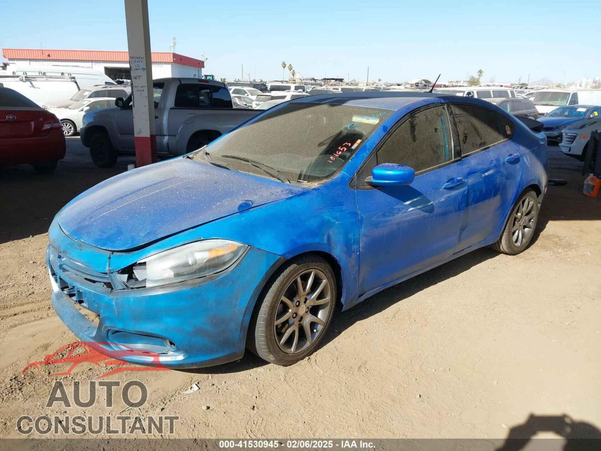 DODGE DART 2015 - 1C3CDFBB3FD181653