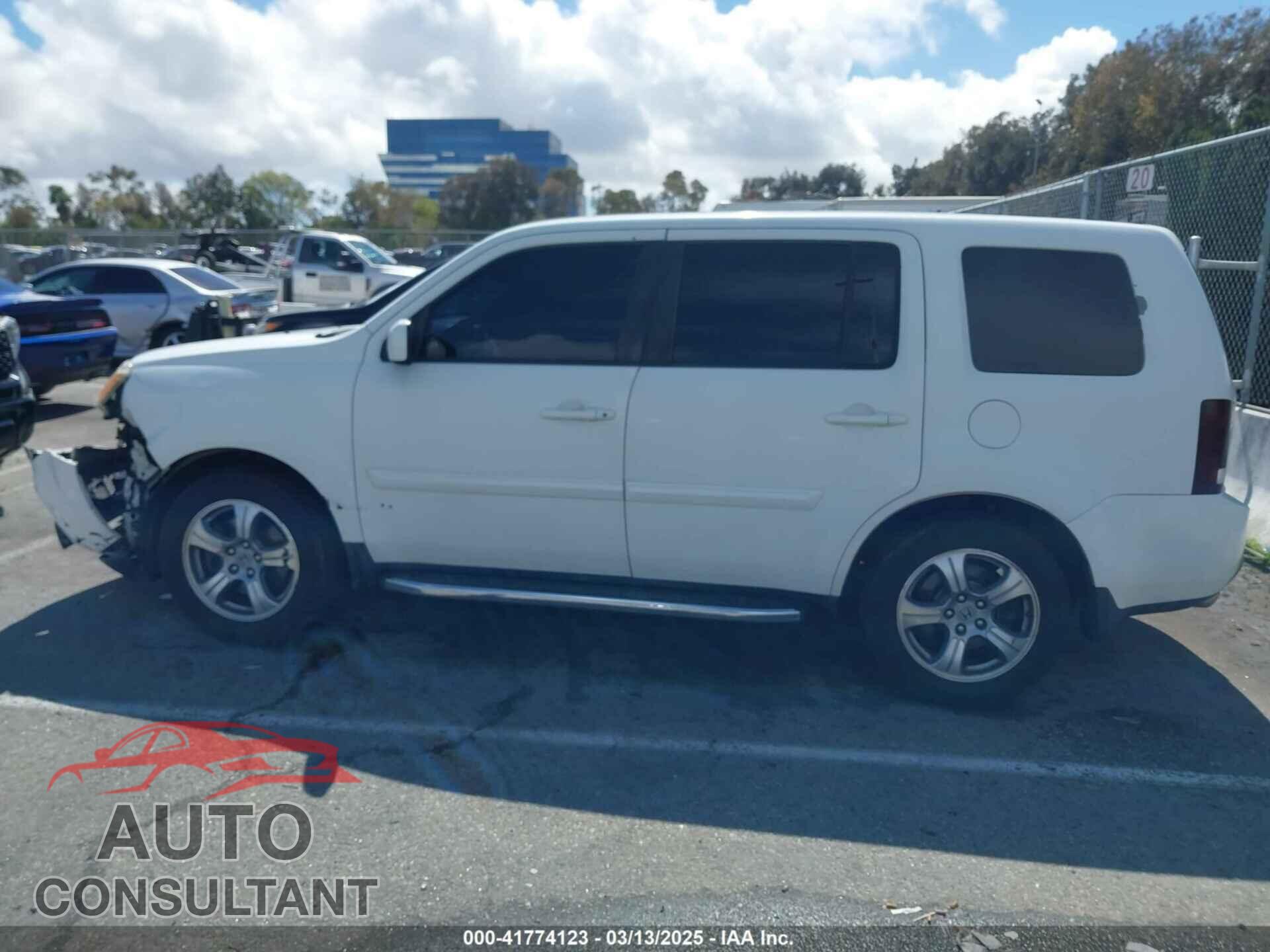 HONDA PILOT 2013 - 5FNYF3H74DB034759