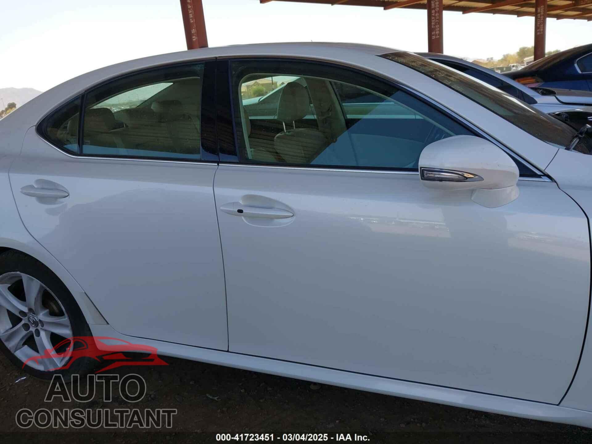 LEXUS IS 250 2012 - JTHBF5C28C5182537
