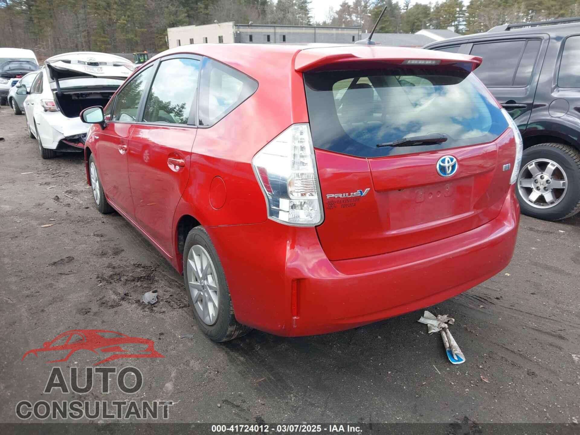 TOYOTA PRIUS V 2013 - JTDZN3EUXD3272016