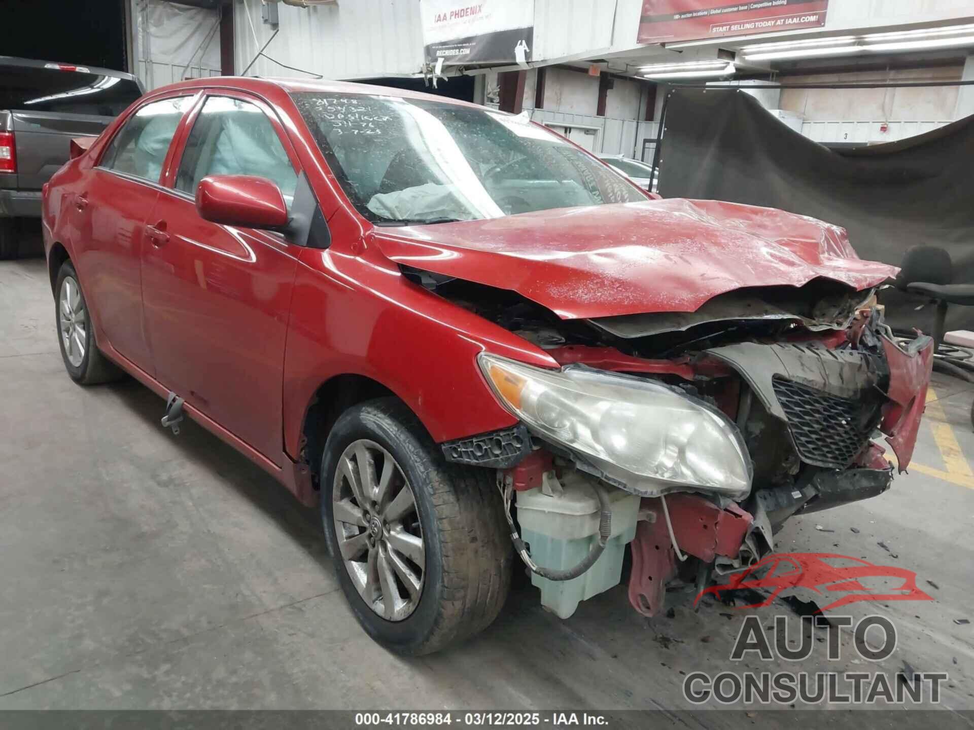 TOYOTA COROLLA 2010 - 1NXBU4EE7AZ254321