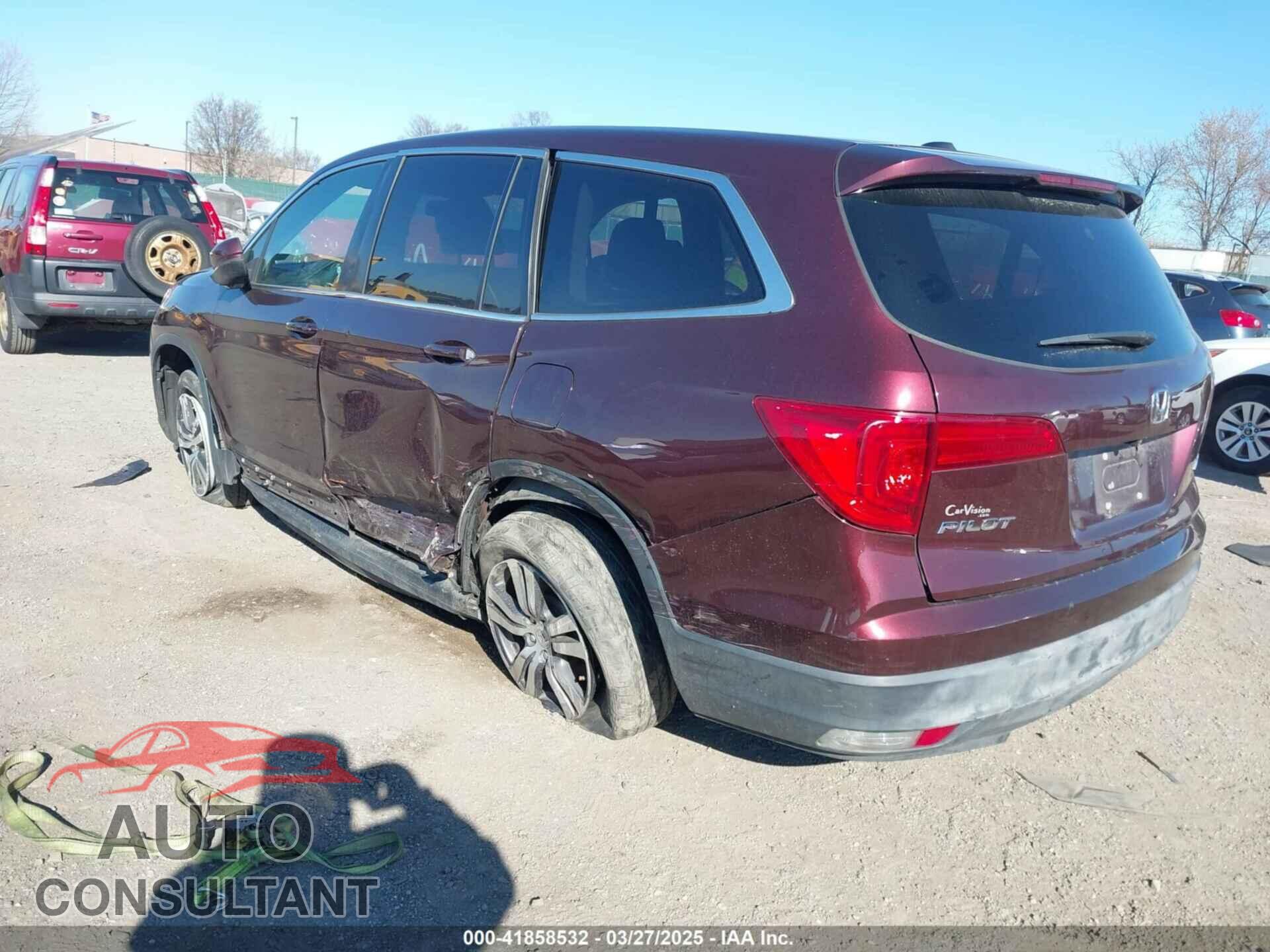HONDA PILOT 2017 - 5FNYF6H59HB044239