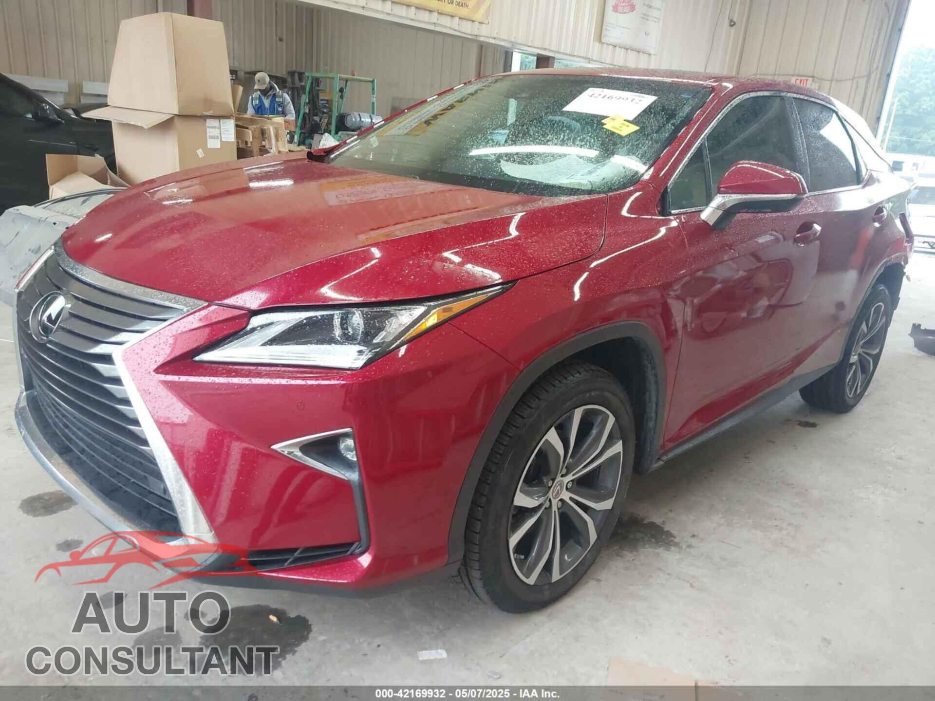 LEXUS RX 350 2017 - 2T2ZZMCAXHC092577