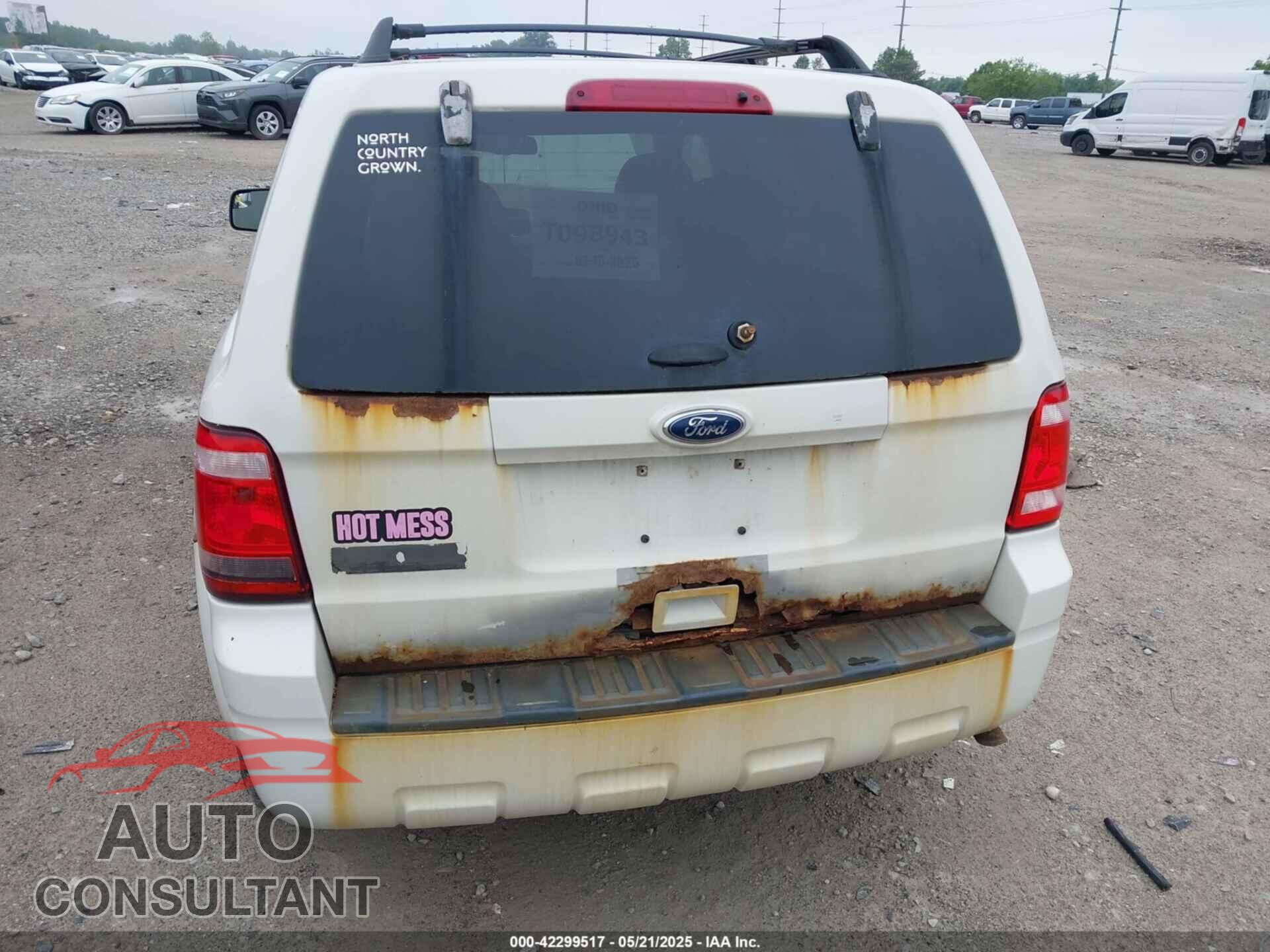 FORD ESCAPE 2011 - 1FMCU9D73BKC15873