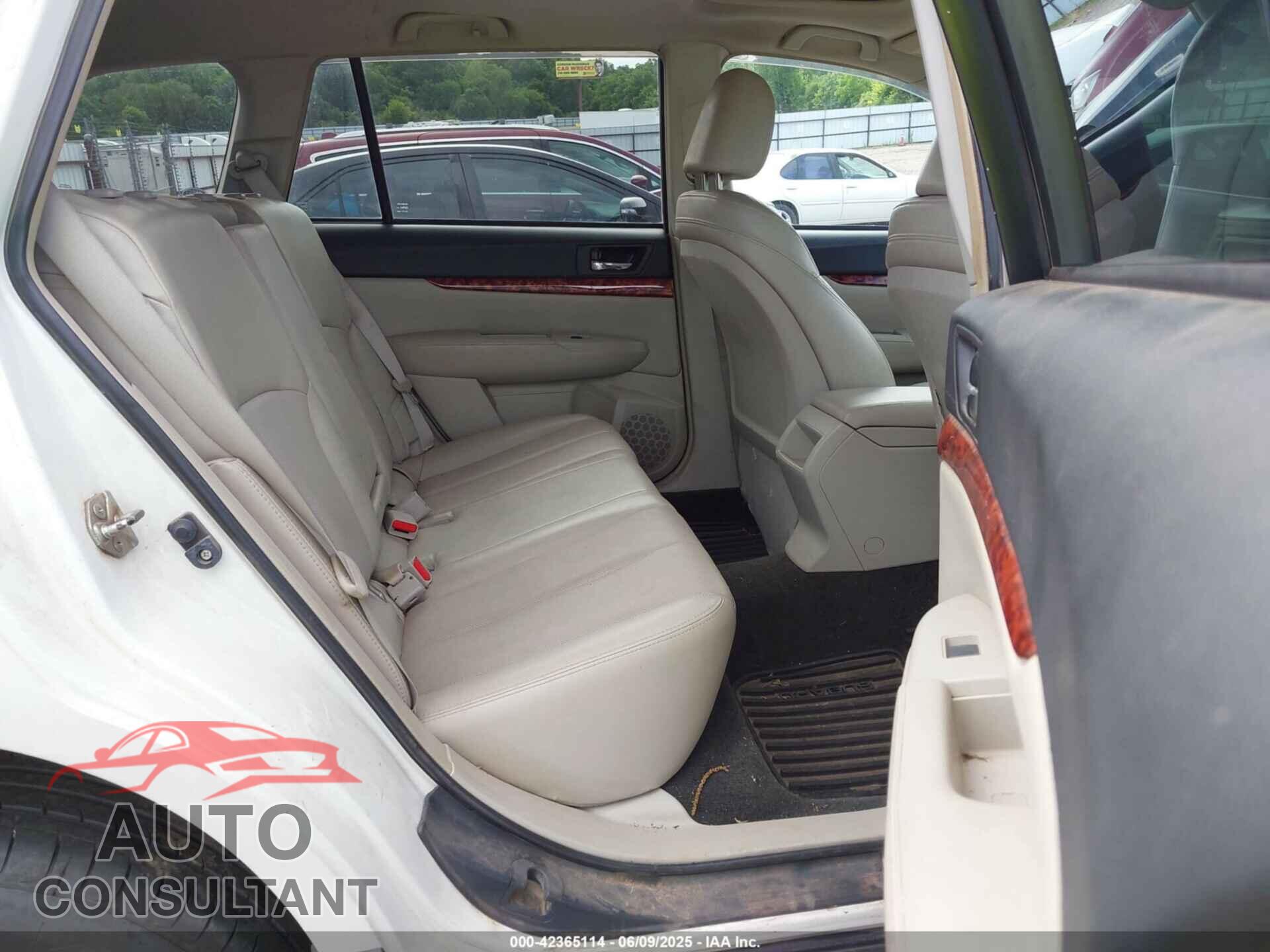 SUBARU OUTBACK 2012 - 4S4BRDKC1C2260618