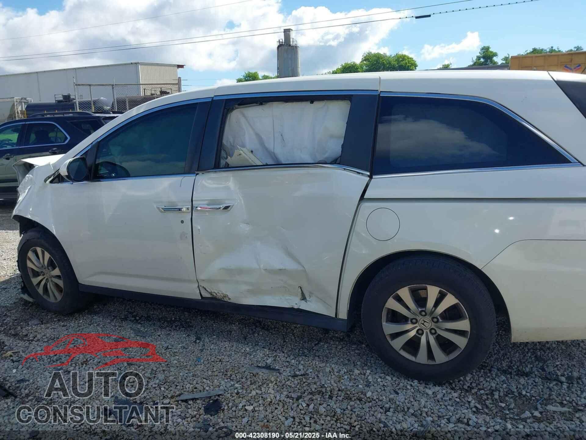 HONDA ODYSSEY 2017 - 5FNRL5H62HB024706