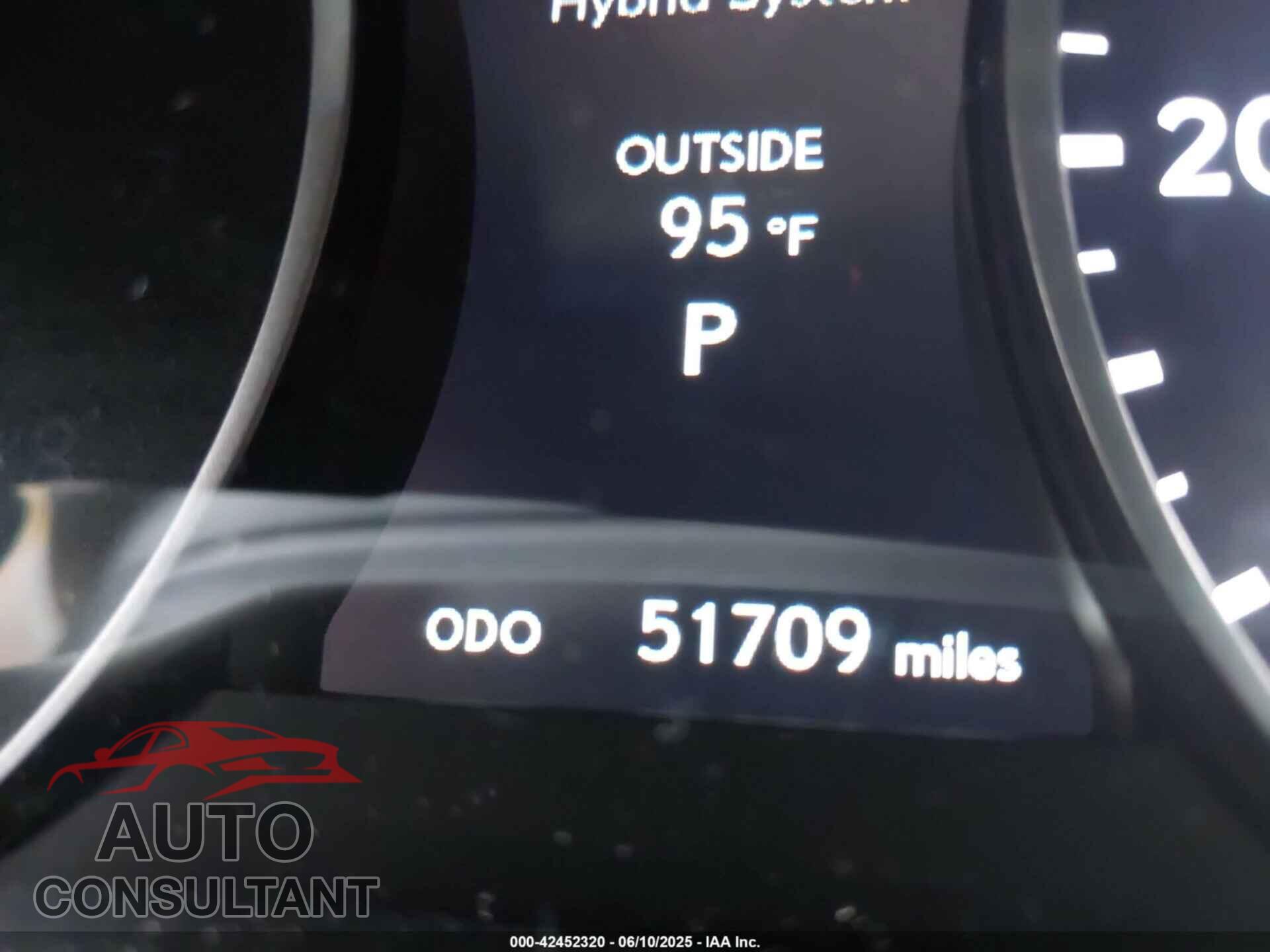 LEXUS ES 300H 2014 - JTHBW1GGXE2051158