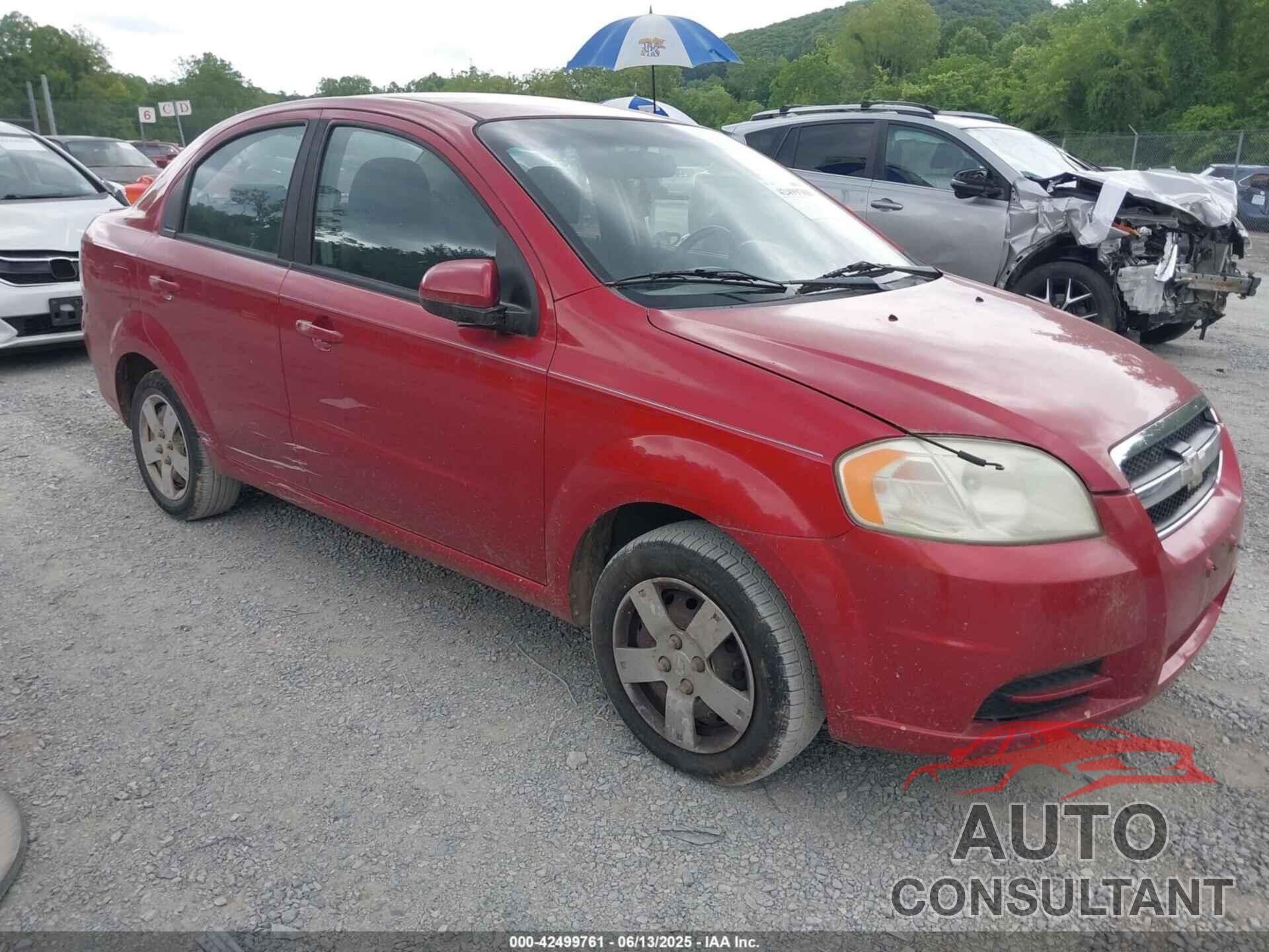 CHEVROLET AVEO 2010 - KL1TD5DE5AB094023