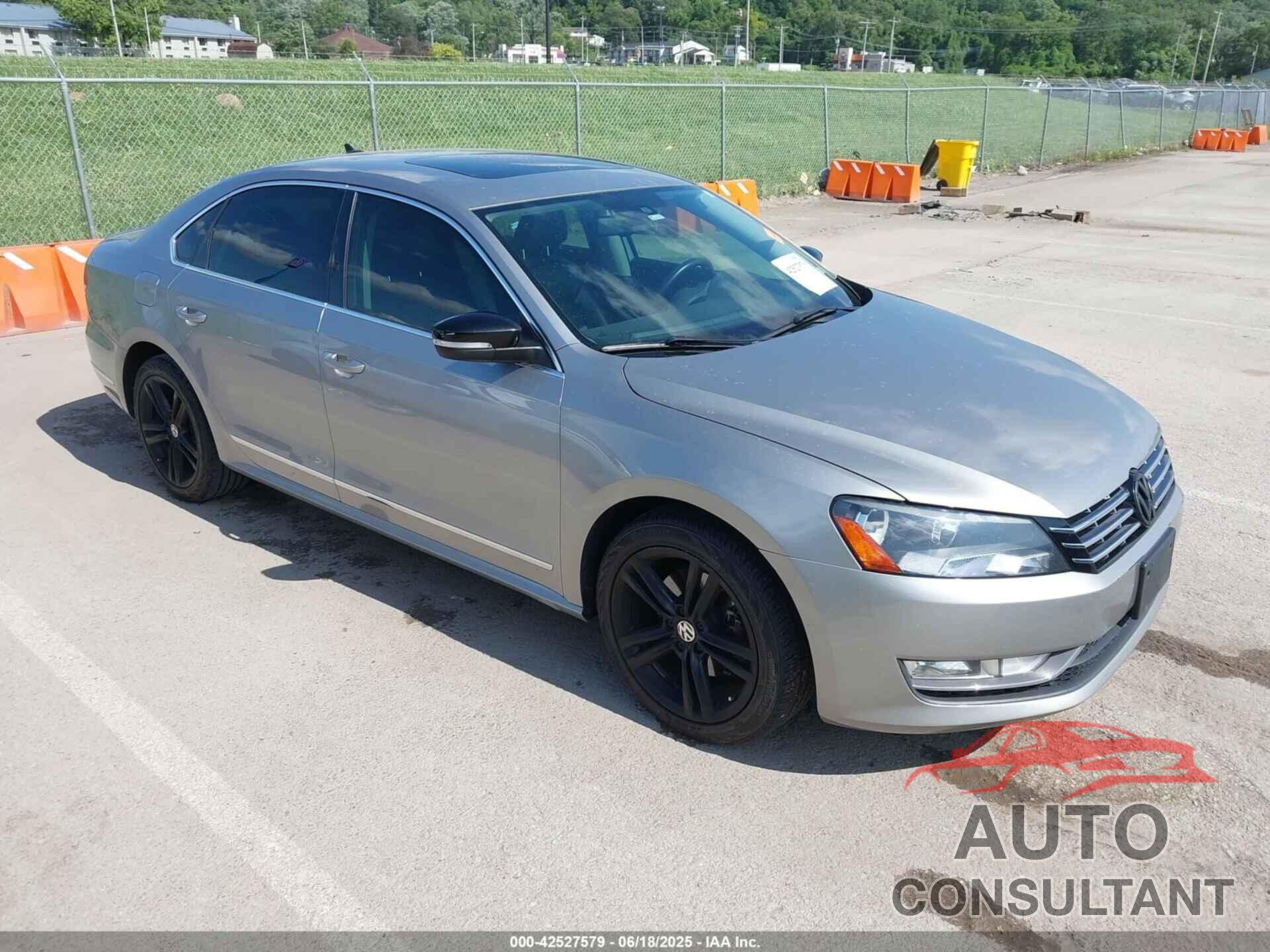 VOLKSWAGEN PASSAT 2013 - 1VWCN7A3XDC024470