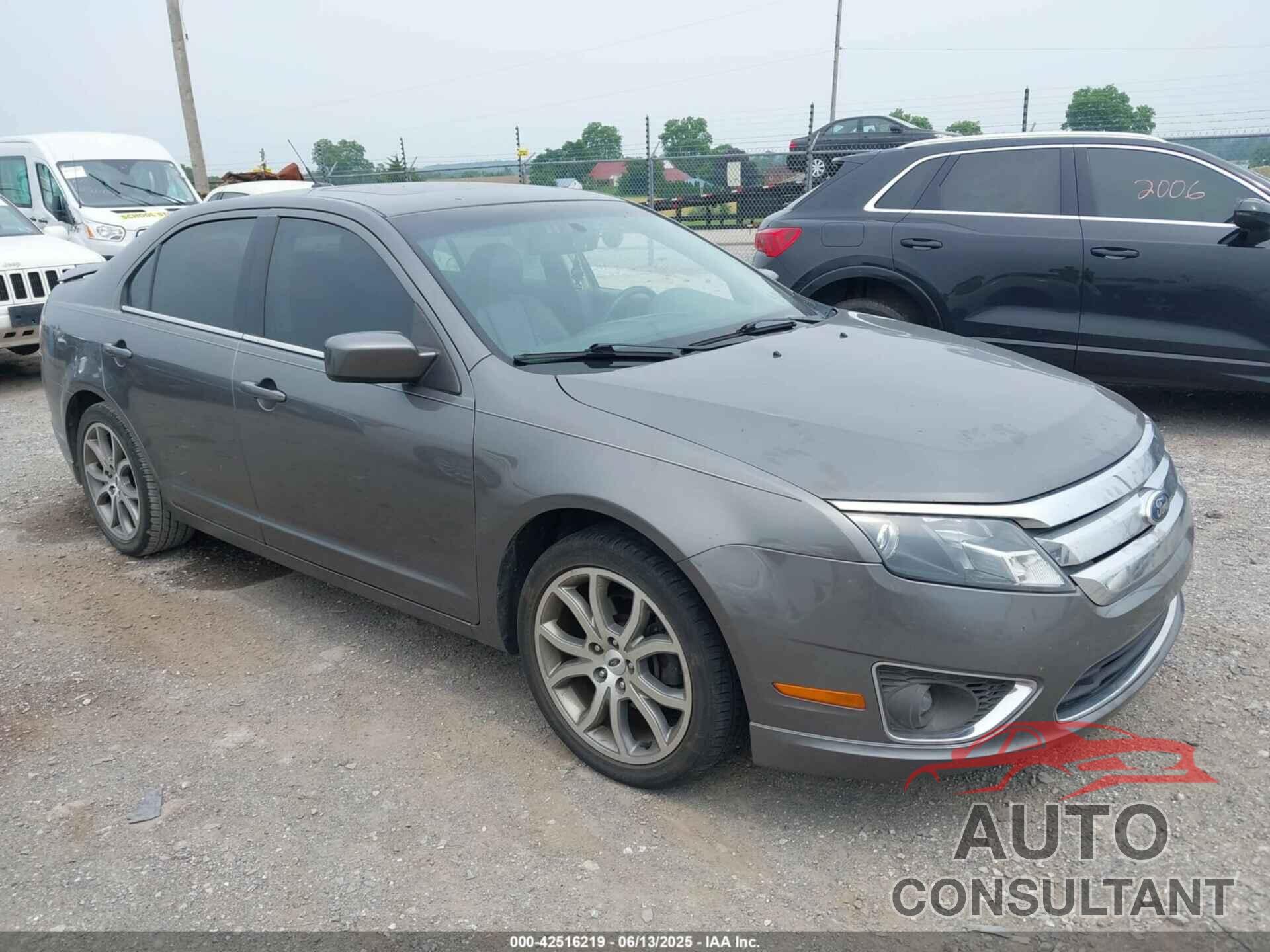 FORD FUSION 2012 - 3FAHP0JG6CR157813