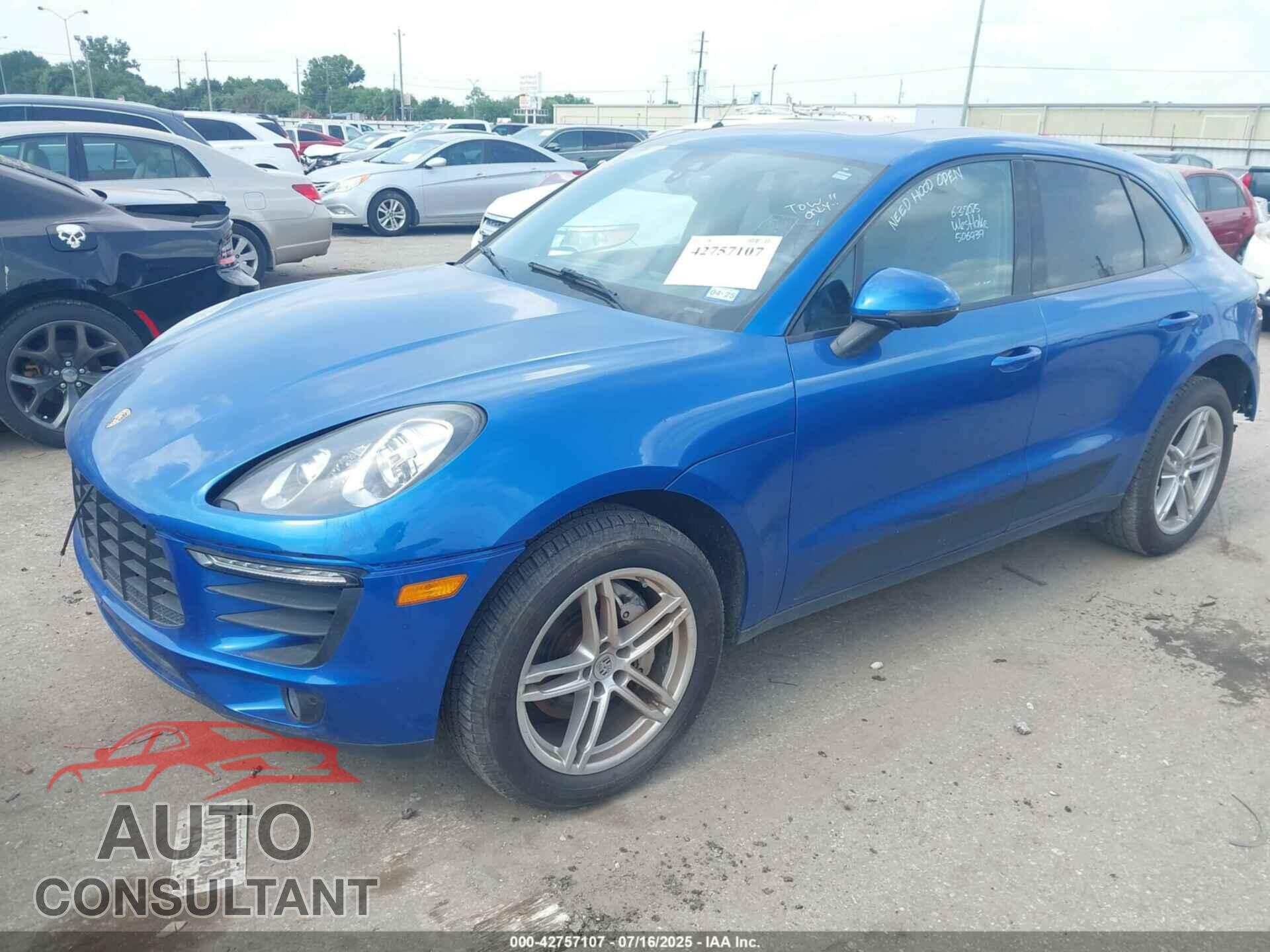 PORSCHE MACAN 2017 - WP1AB2A53HLB10165
