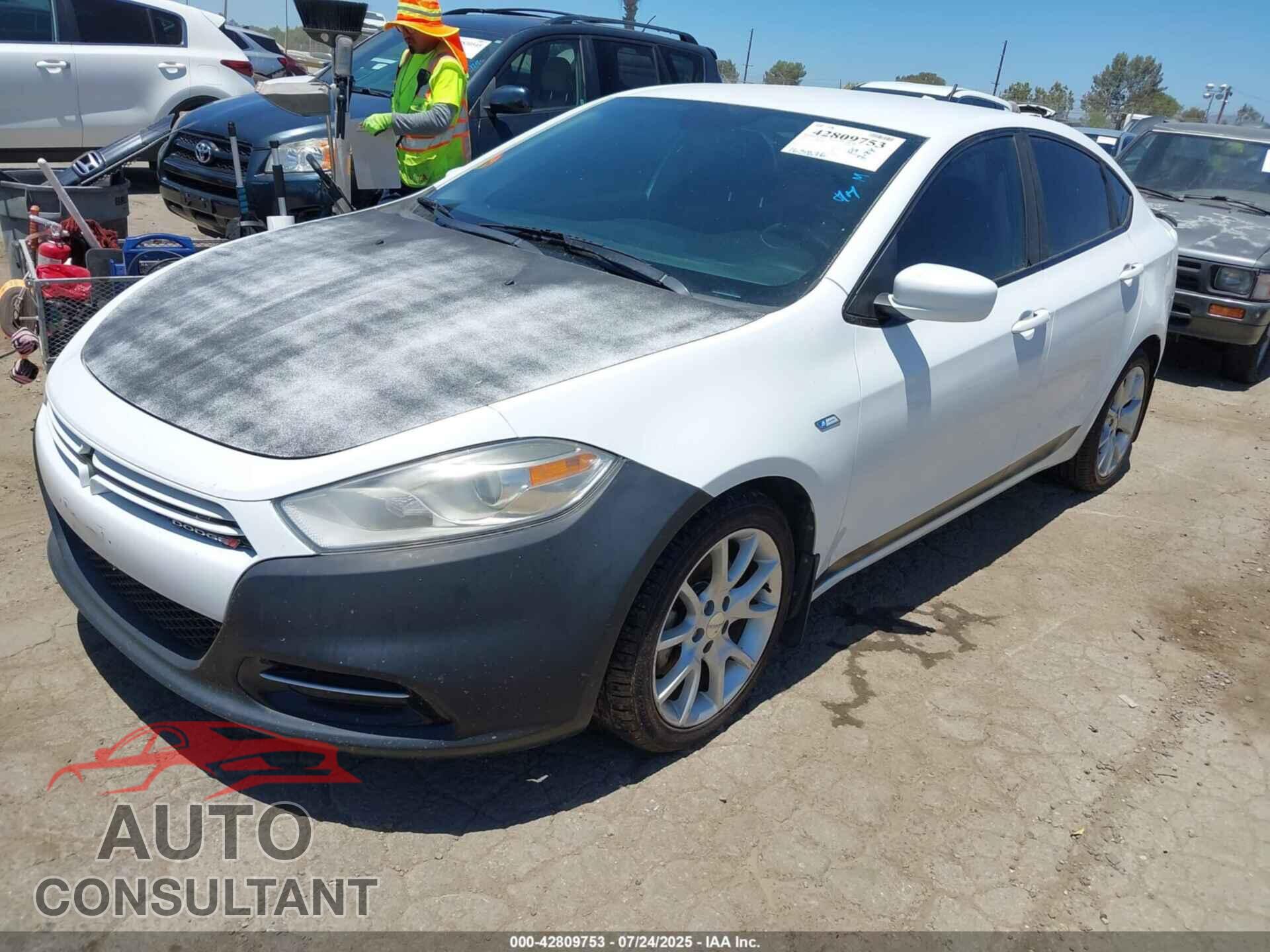 DODGE DART 2013 - 1C3CDFBH9DD148237