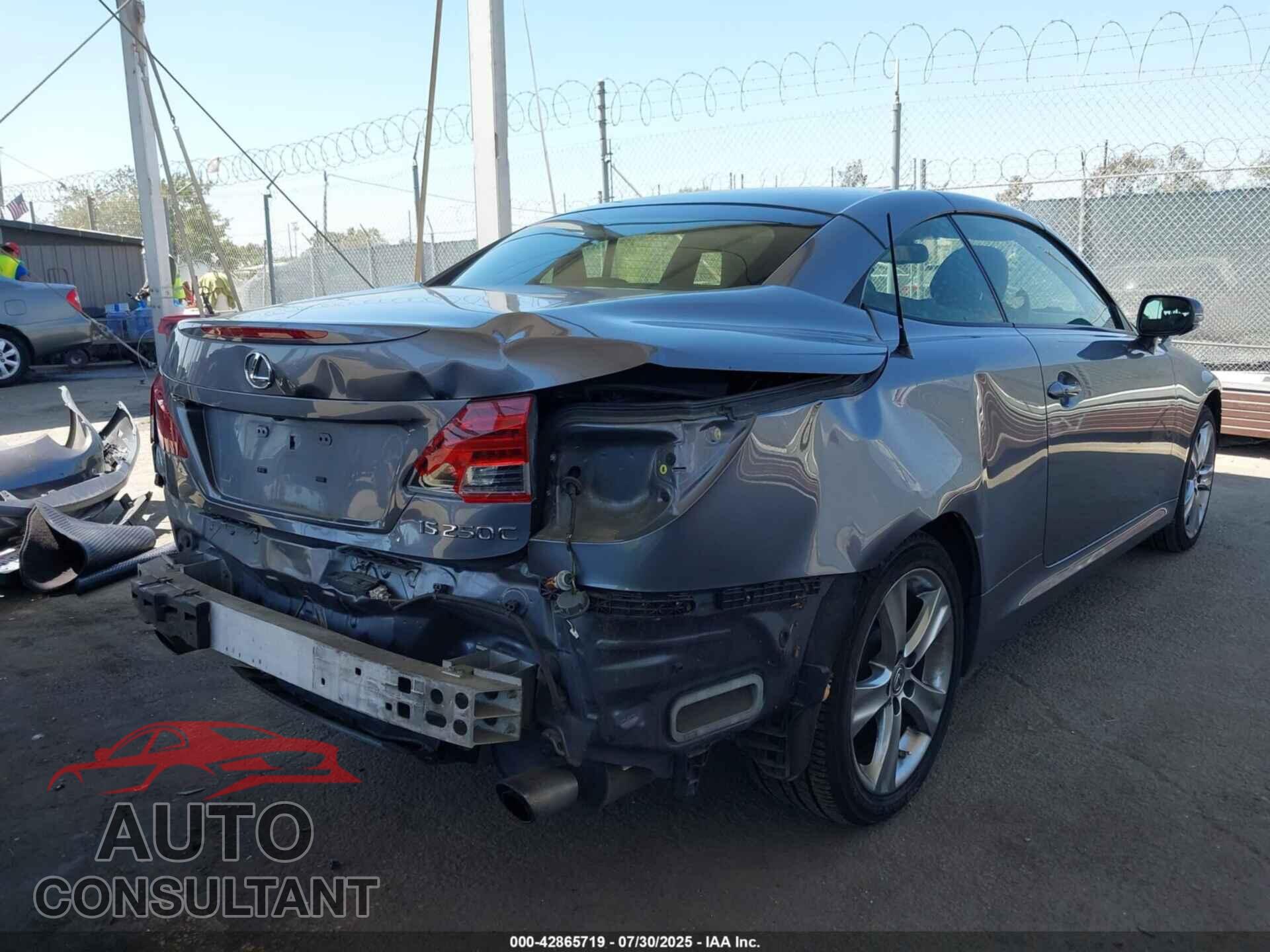 LEXUS IS 250C 2013 - JTHFF2C25D2527557