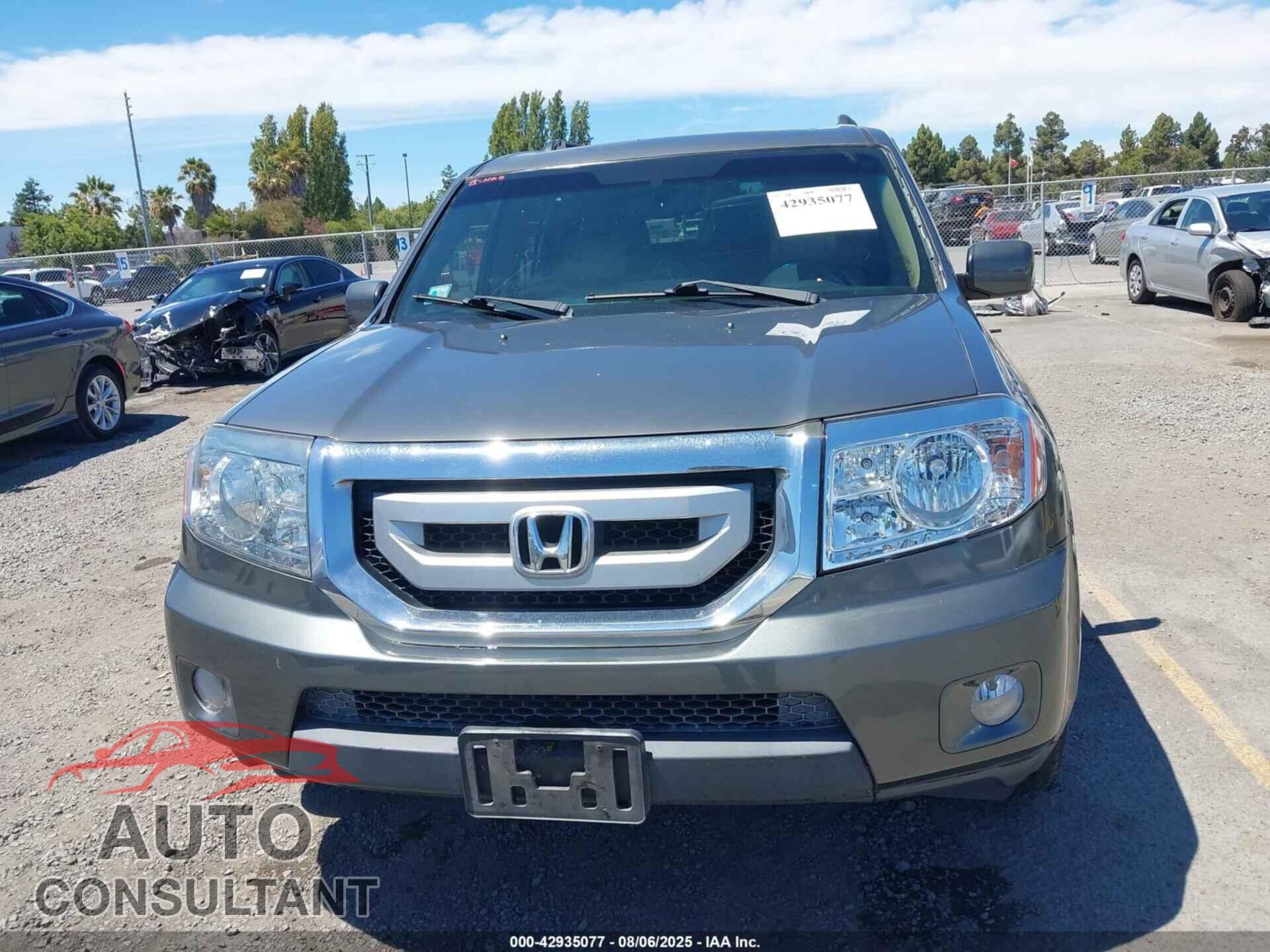 HONDA PILOT 2009 - 5FNYF48619B033301