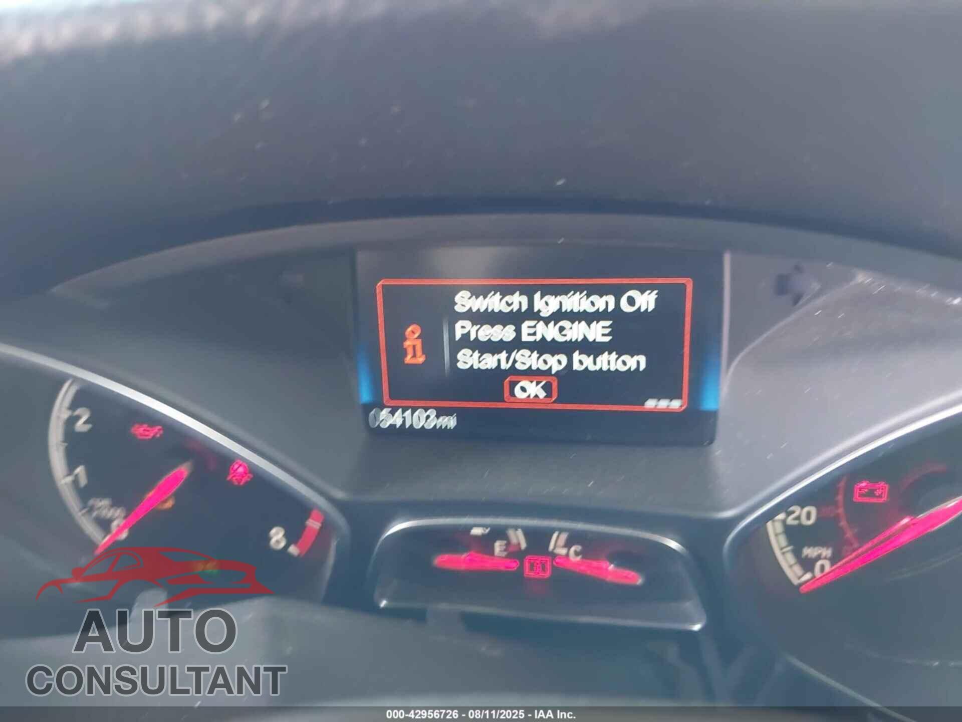 FORD FOCUS ST 2017 - 1FADP3L97HL245807