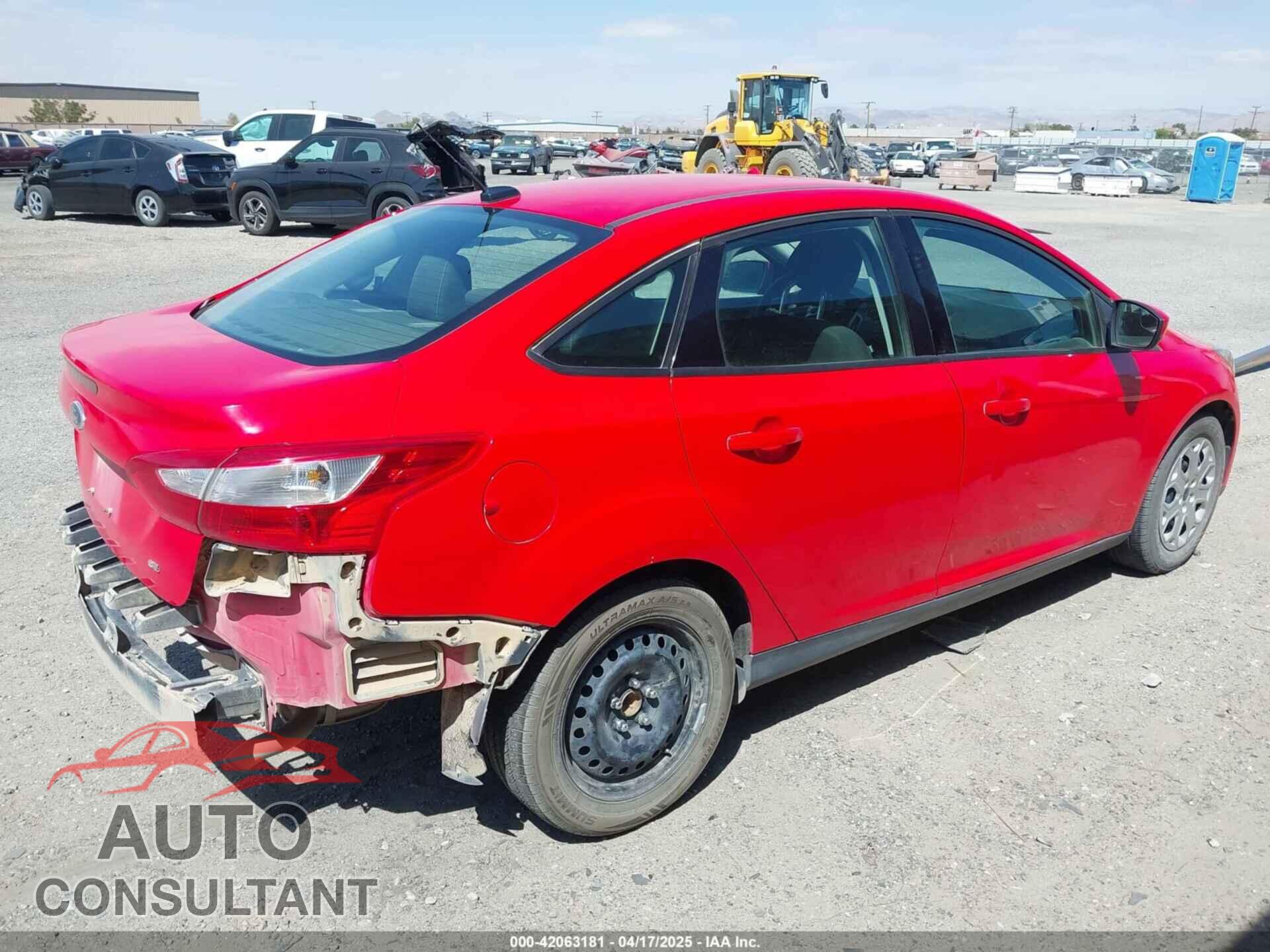 FORD FOCUS 2012 - 1FAHP3F25CL244115