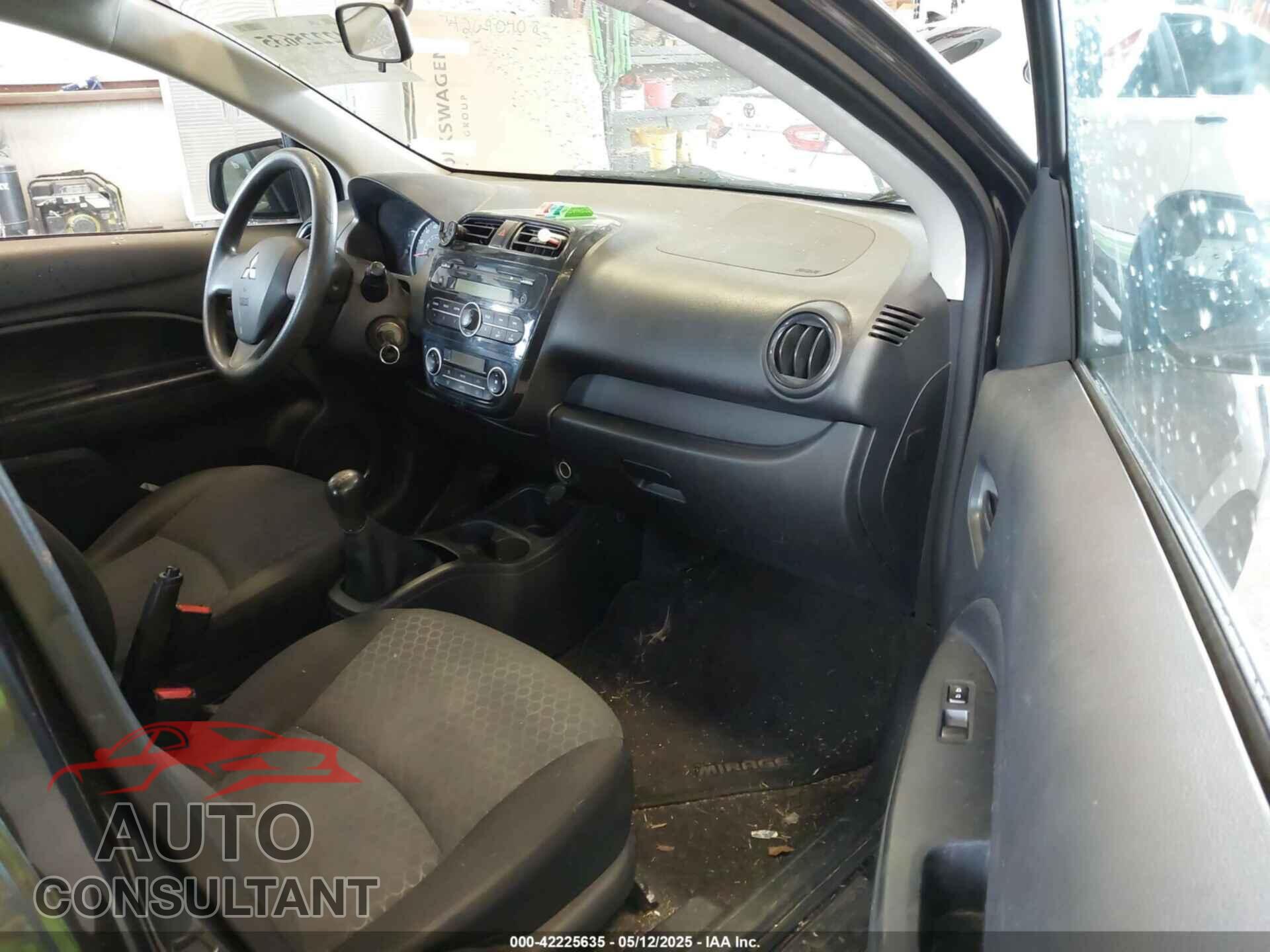 MITSUBISHI MIRAGE 2014 - ML32A3HJ3EH012059