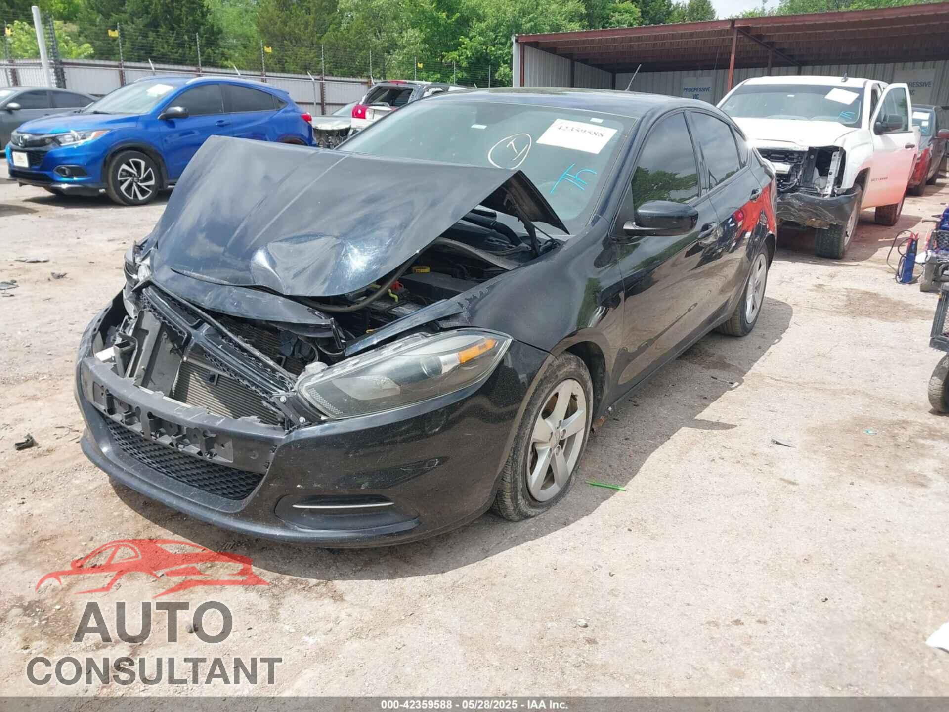 DODGE DART 2015 - 1C3CDFBB2FD251997