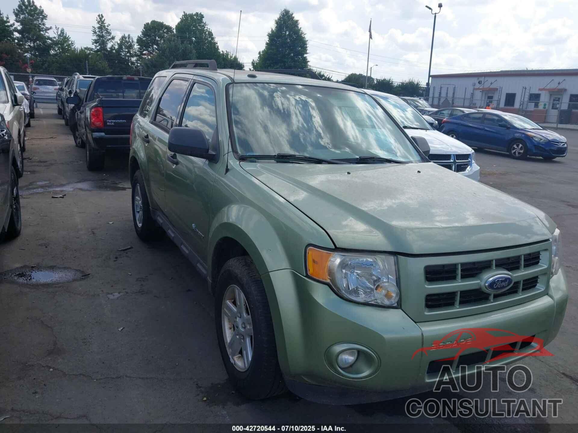 FORD ESCAPE HYBRID 2009 - 1FMCU49349KA35580