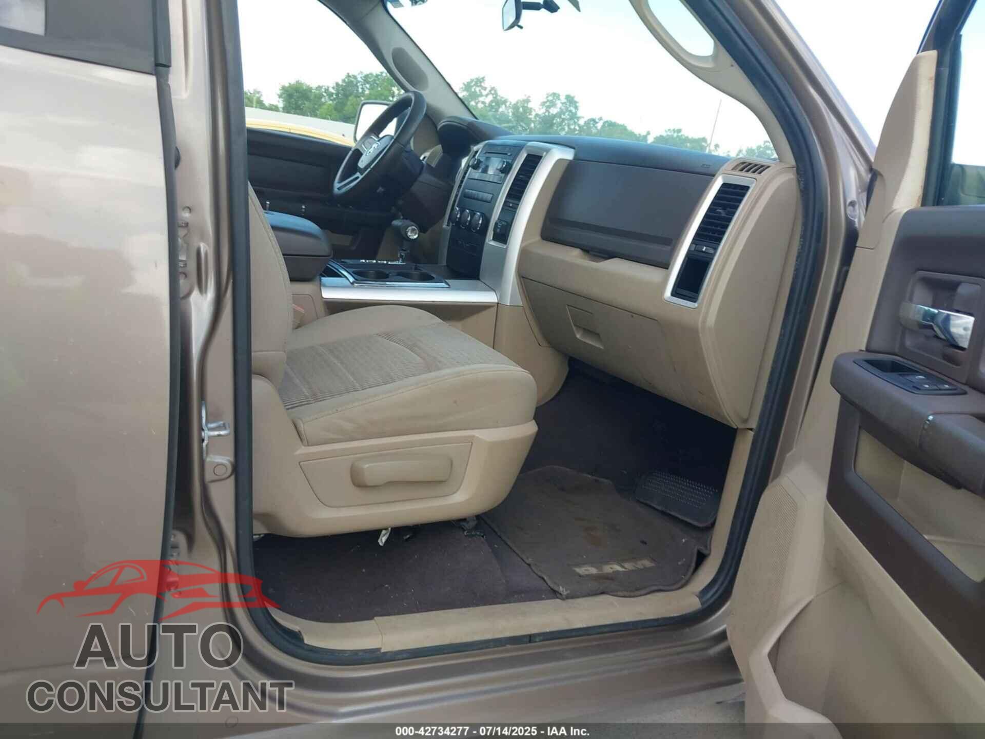 DODGE RAM 1500 2009 - 1D3HB18P69S737751