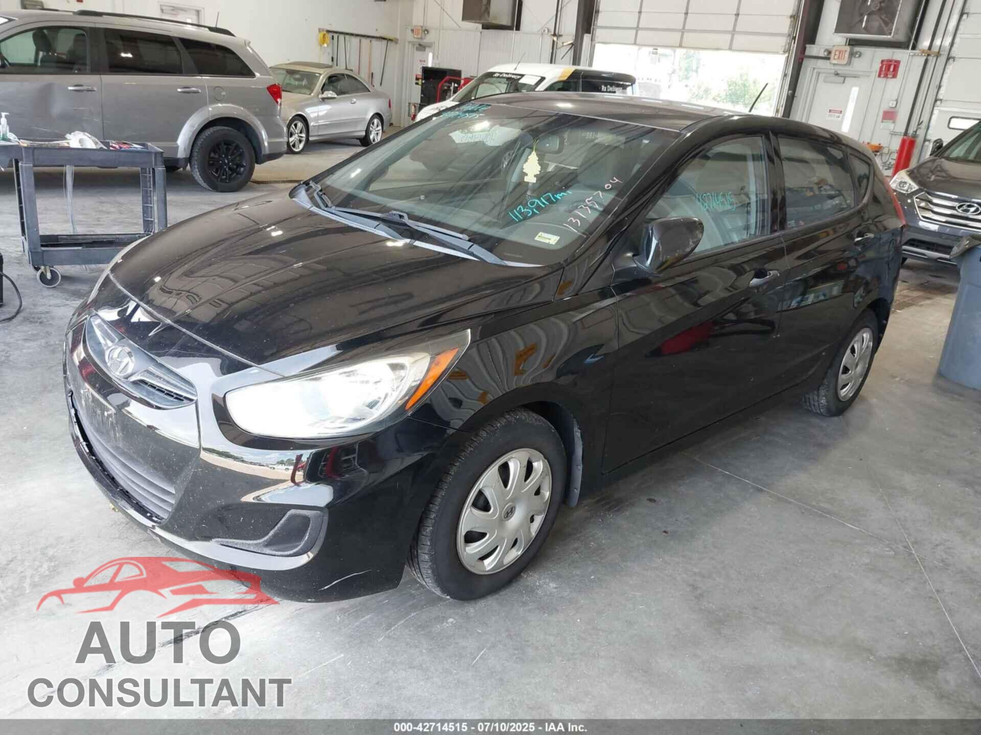 HYUNDAI ACCENT 2013 - KMHCT5AE0DU081040