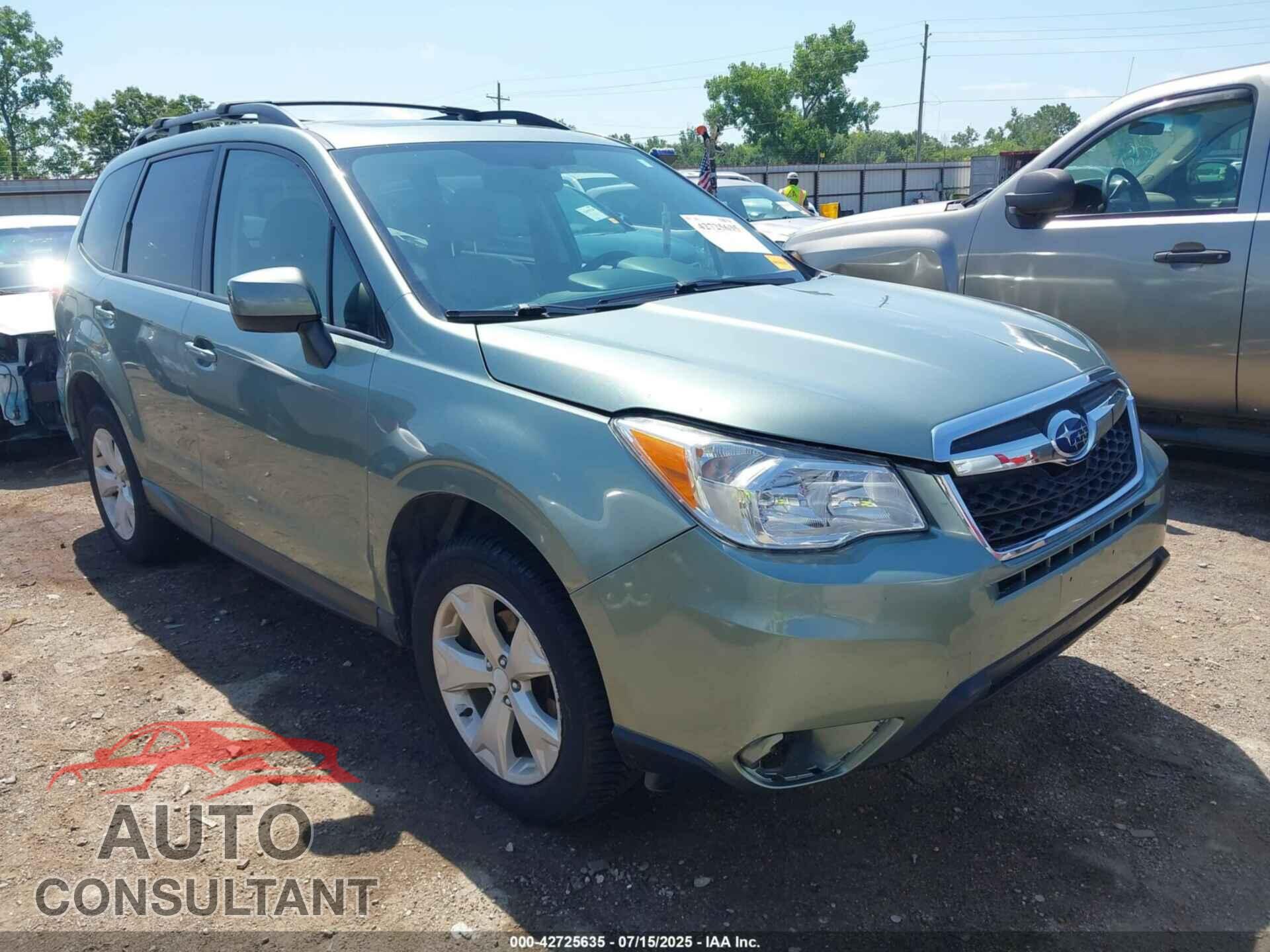 SUBARU FORESTER 2016 - JF2SJADC1GH458546