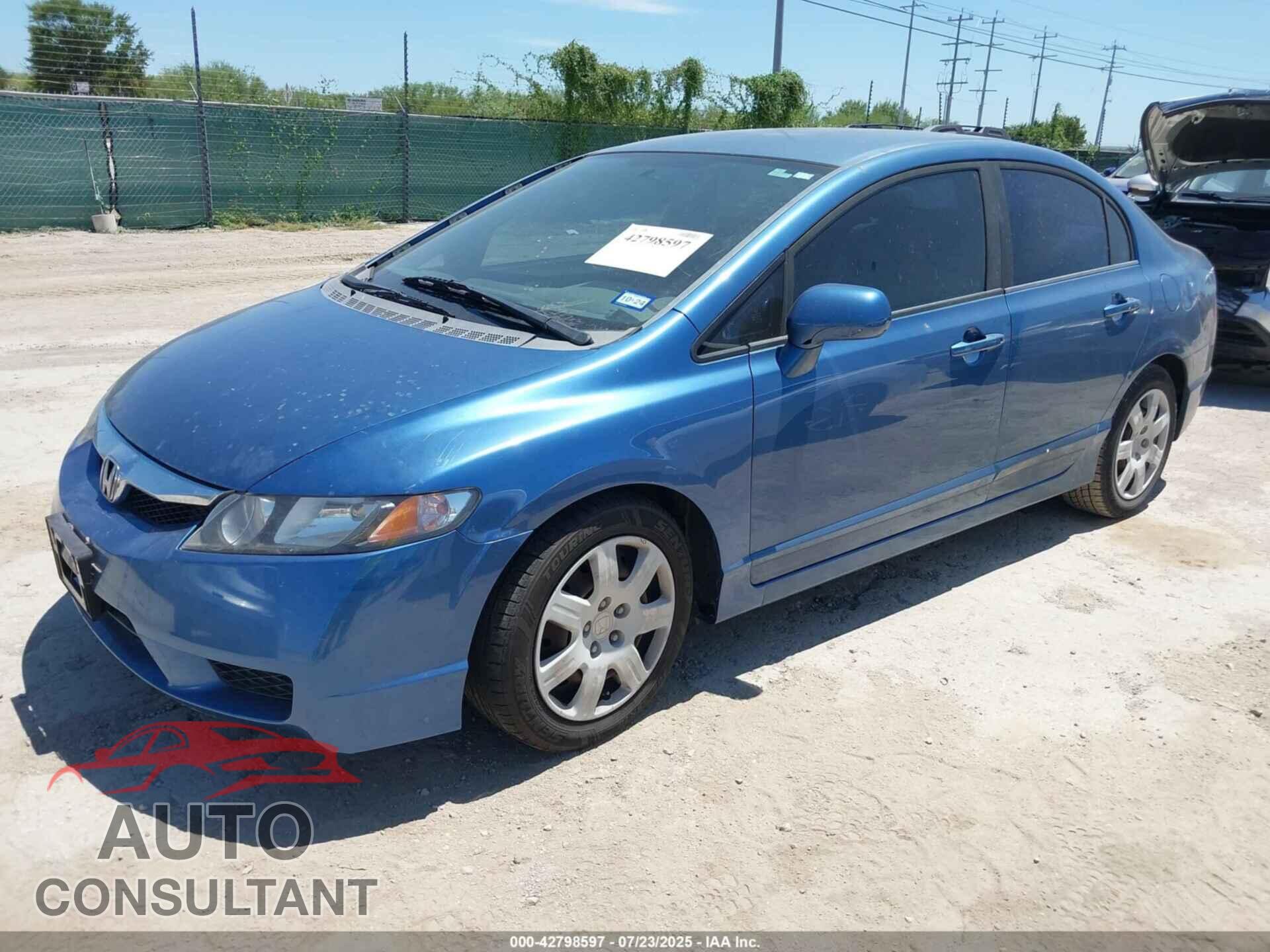 HONDA CIVIC 2009 - 1HGFA165X9L001055