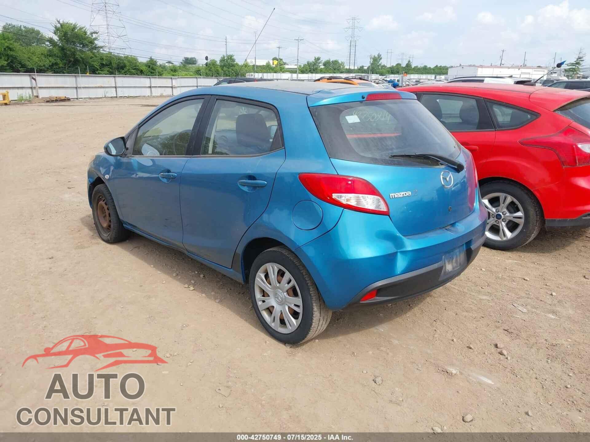 MAZDA MAZDA2 2011 - JM1DE1HZ3B0118851