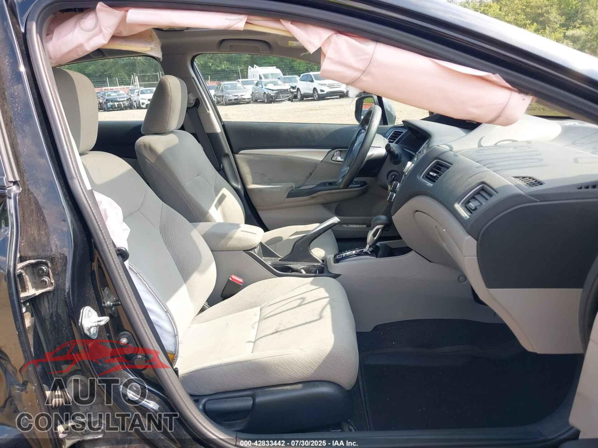 HONDA CIVIC 2013 - 19XFB2F82DE223246