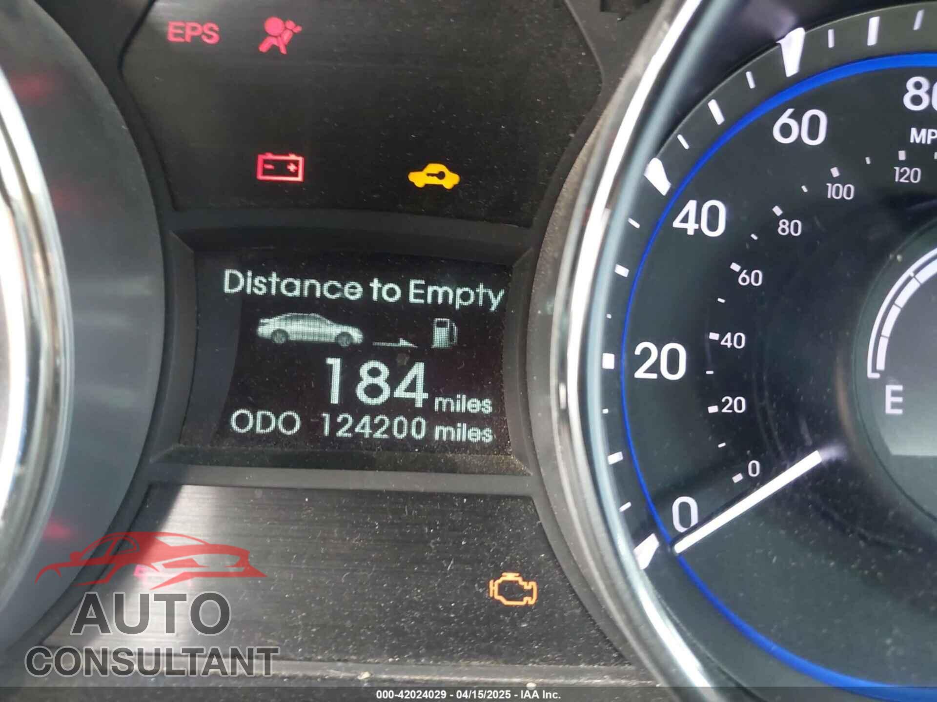 HYUNDAI SONATA 2011 - 5NPEC4AC8BH127887
