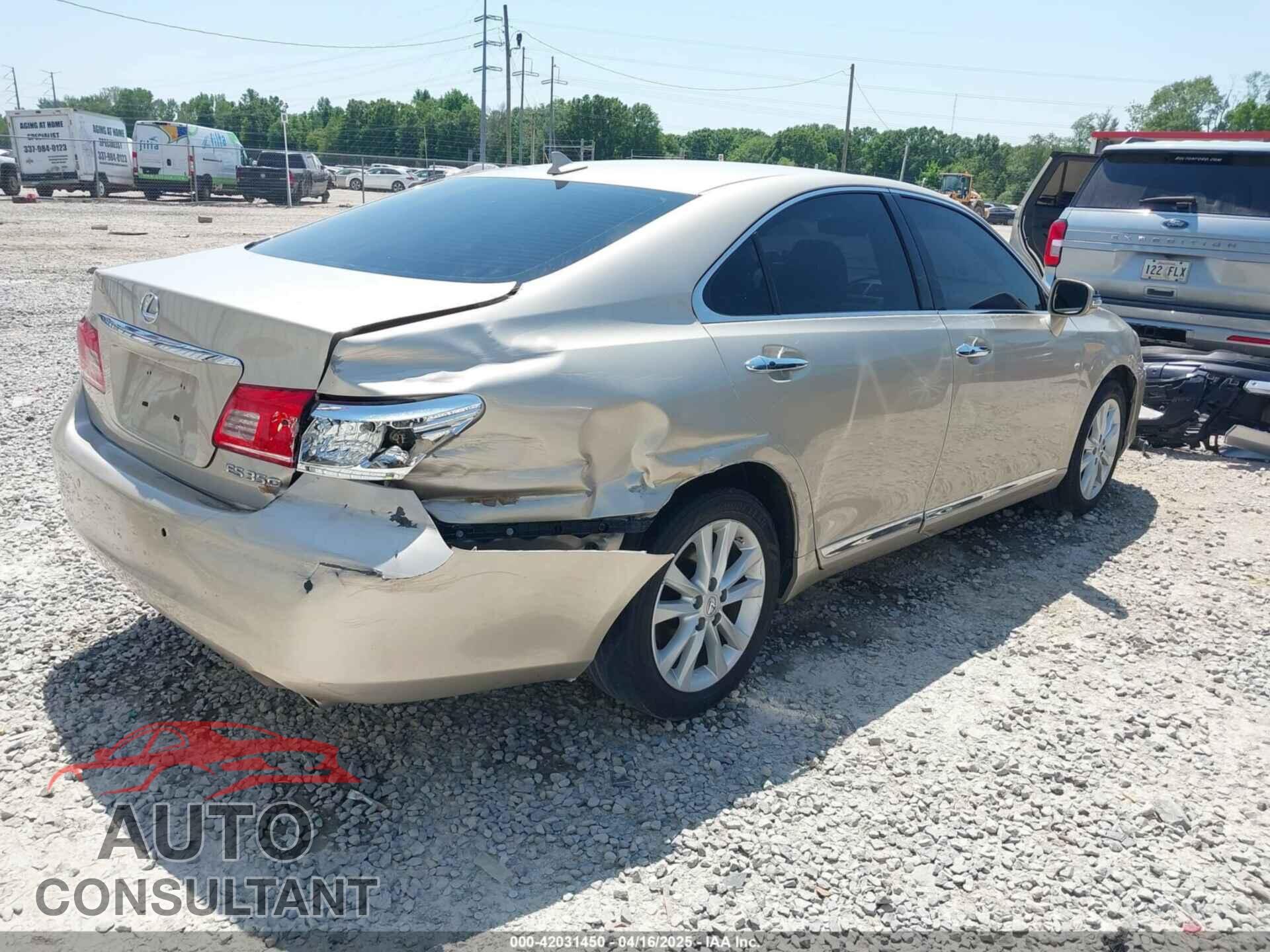 LEXUS ES 350 2011 - JTHBK1EG5B2462123