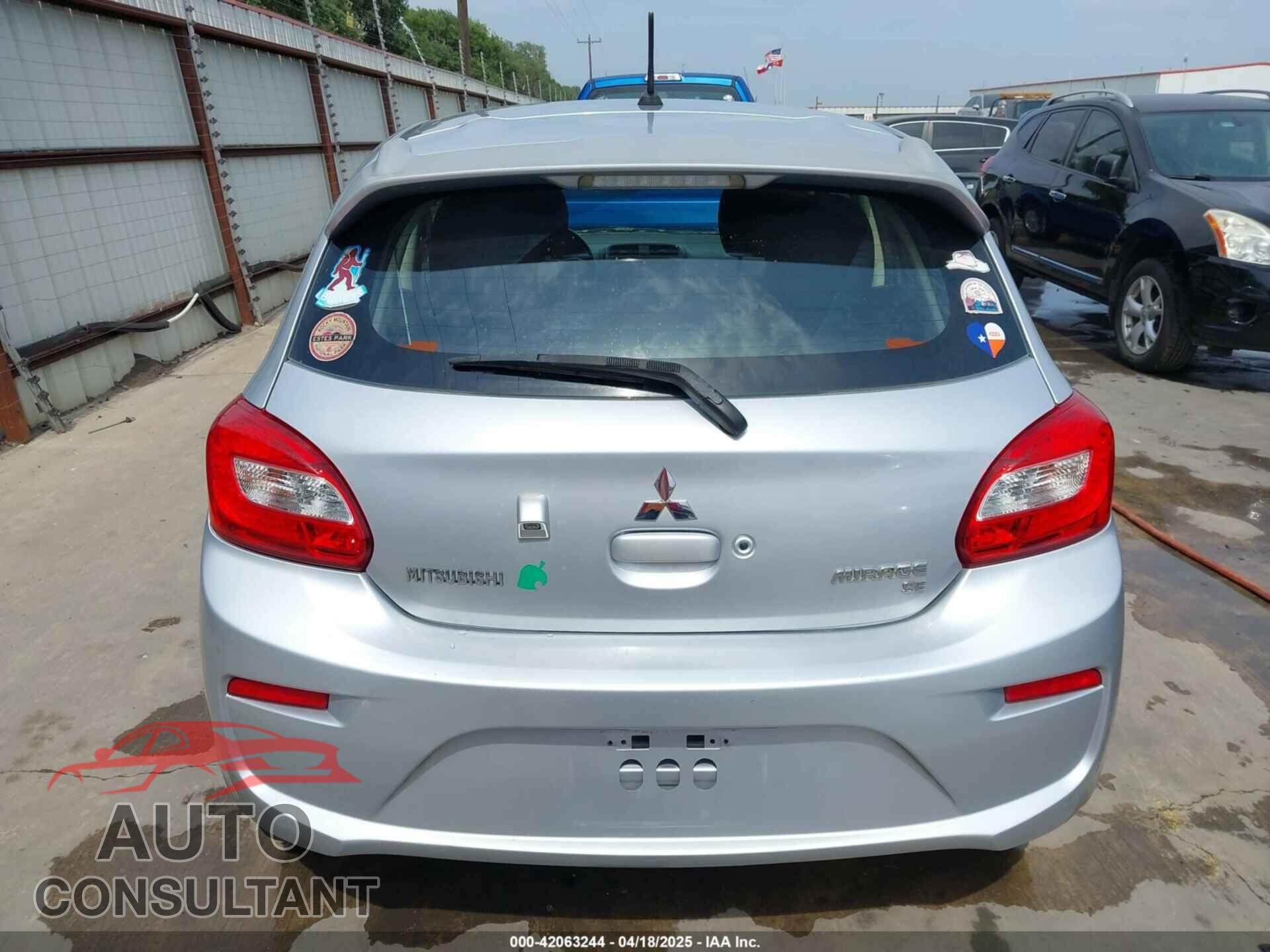 MITSUBISHI MIRAGE 2017 - ML32A4HJ4HH002795