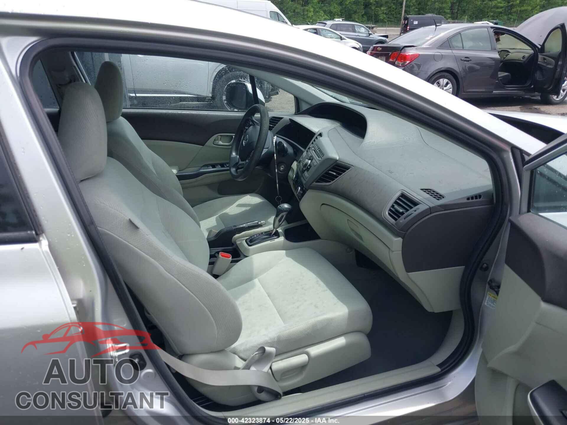 HONDA CIVIC 2012 - 2HGFB2F5XCH607219