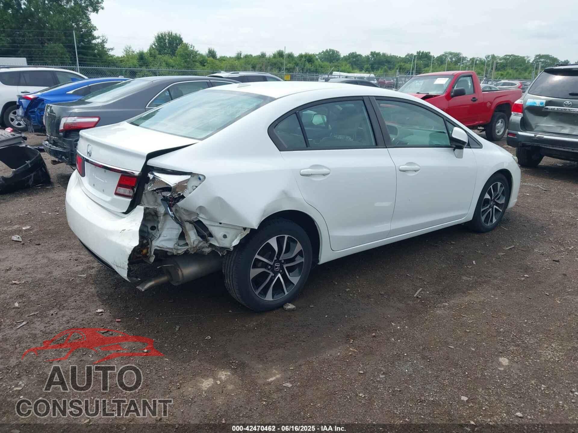 HONDA CIVIC 2013 - 19XFB2F90DE007808