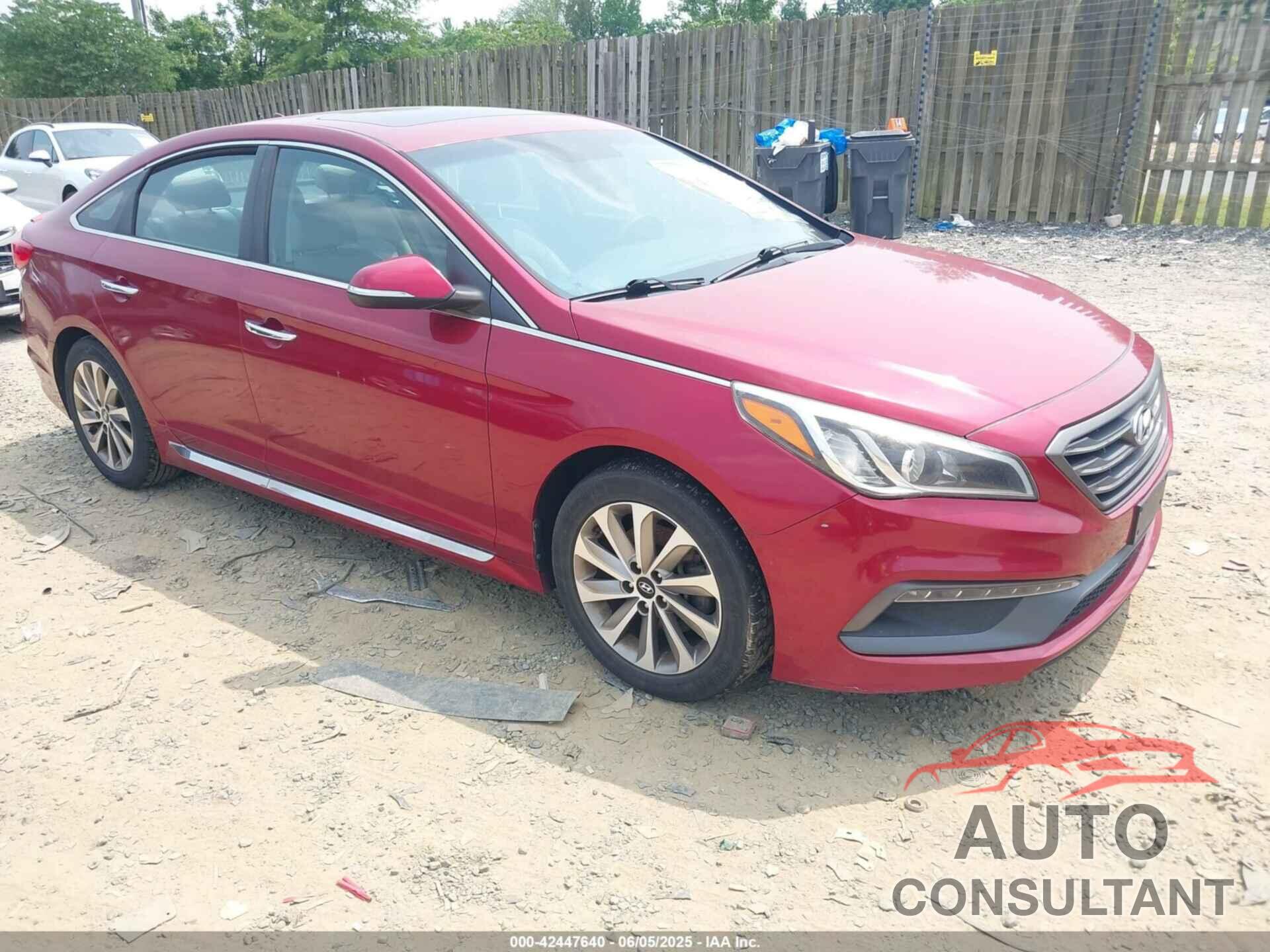 HYUNDAI SONATA 2016 - 5NPE34AF9GH413569