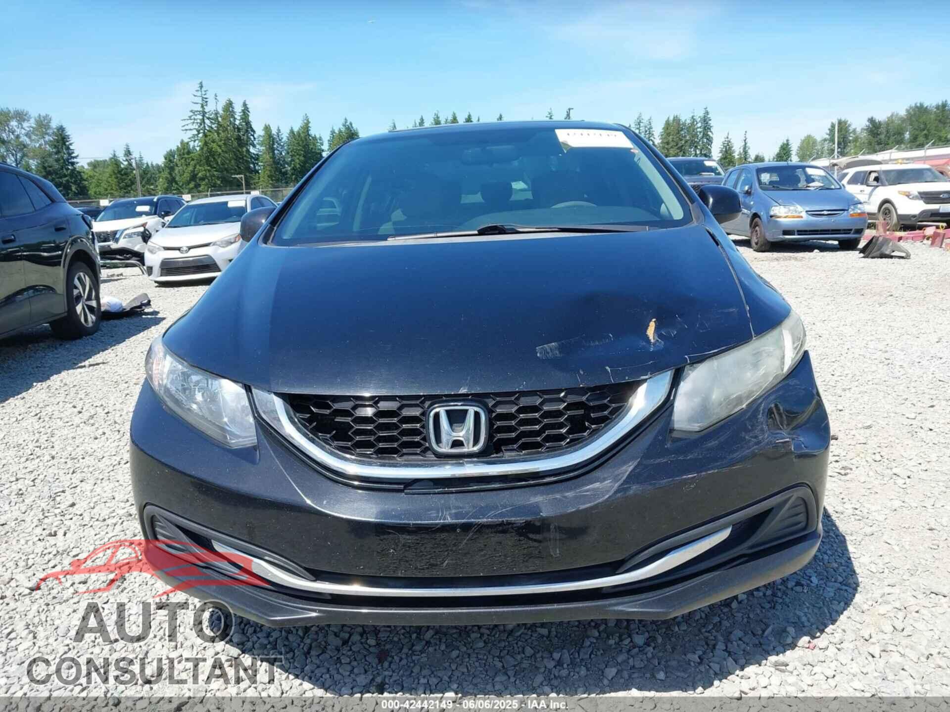 HONDA CIVIC 2013 - 19XFB2F88DE202708