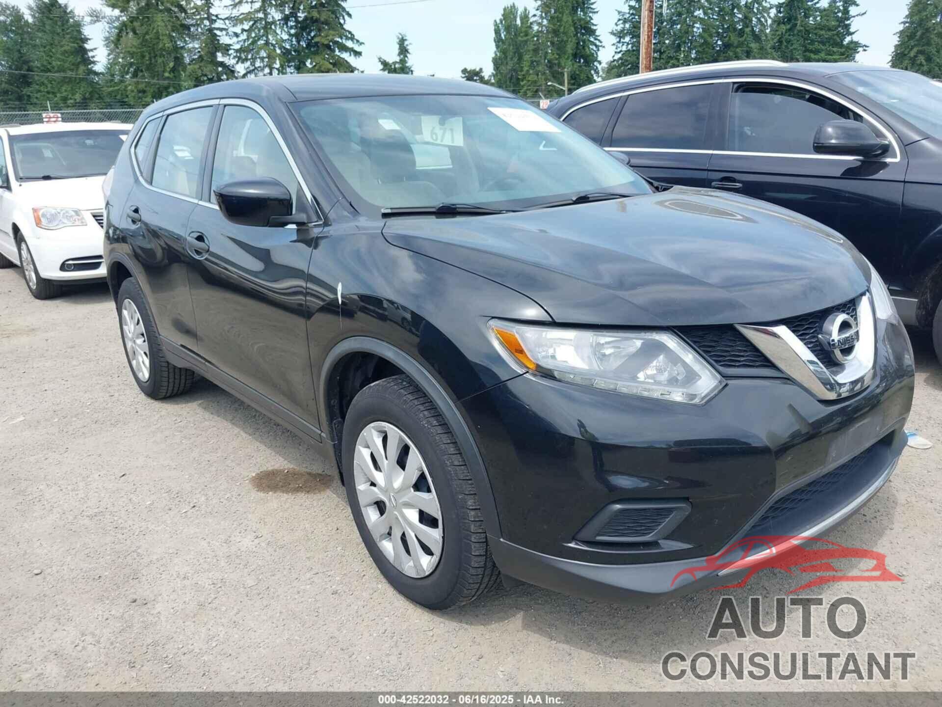 NISSAN ROGUE 2016 - KNMAT2MV6GP617837