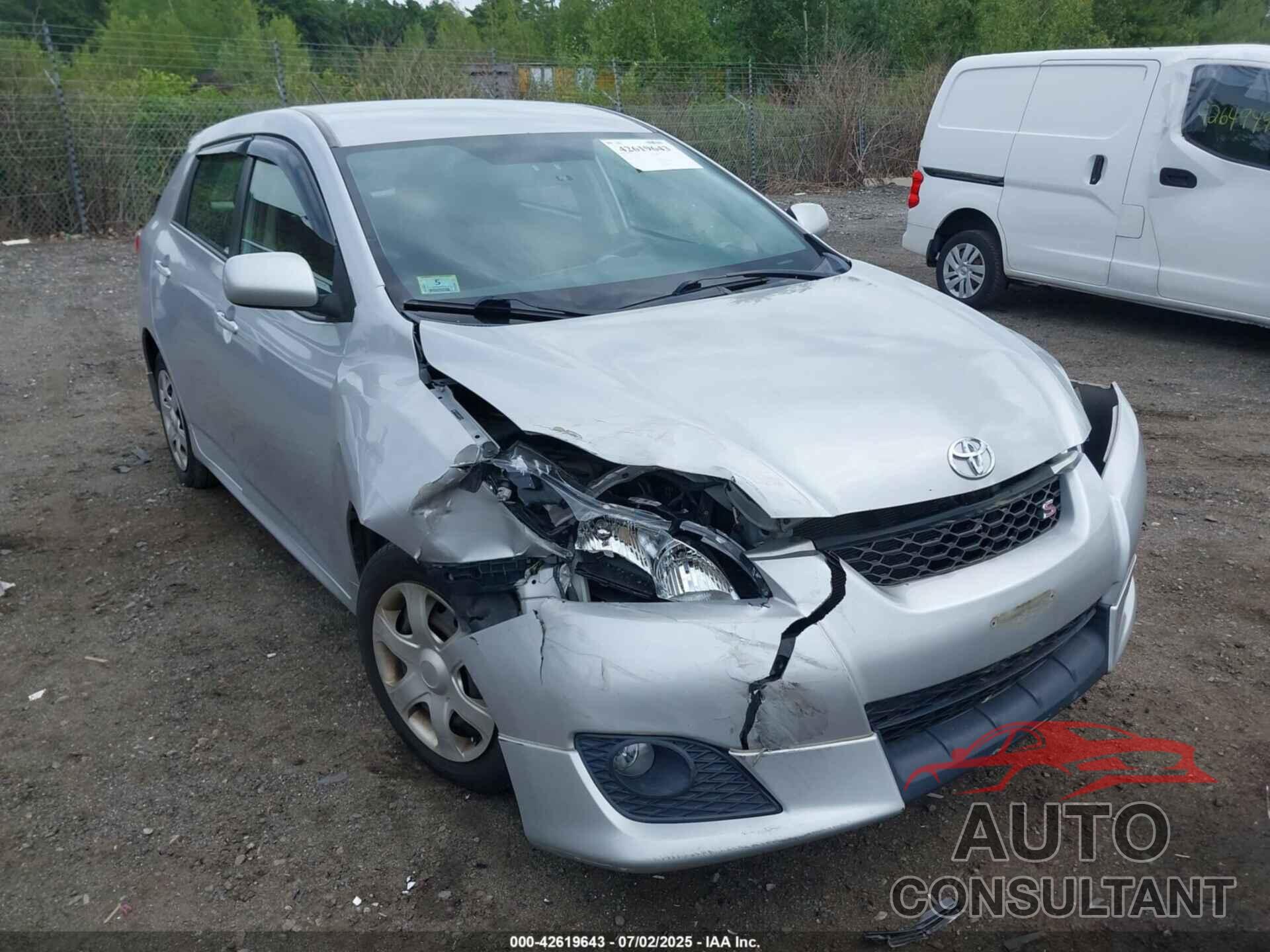 TOYOTA MATRIX 2009 - 2T1LE40E69C007314