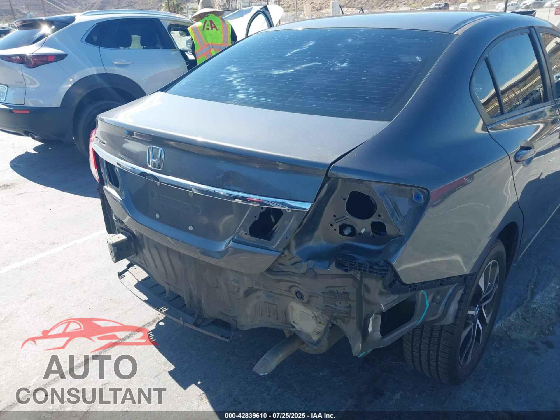 HONDA CIVIC 2013 - 2HGFB2F90DH513015