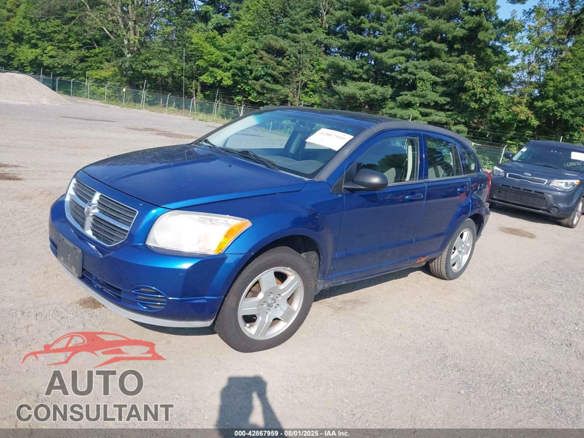 DODGE CALIBER 2009 - 1B3HB48AX9D198661