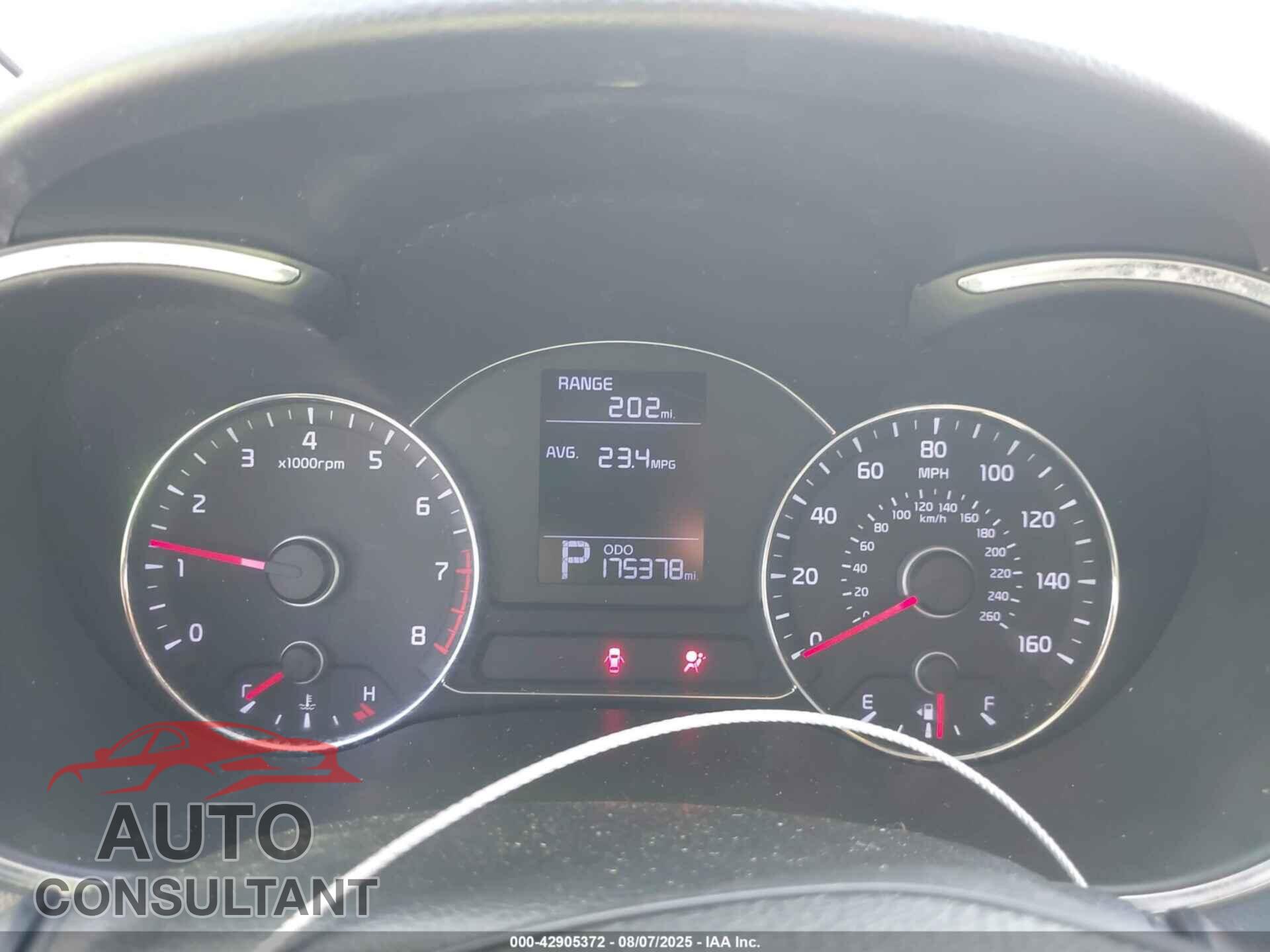 KIA FORTE 2015 - KNAFX4A60F5281029
